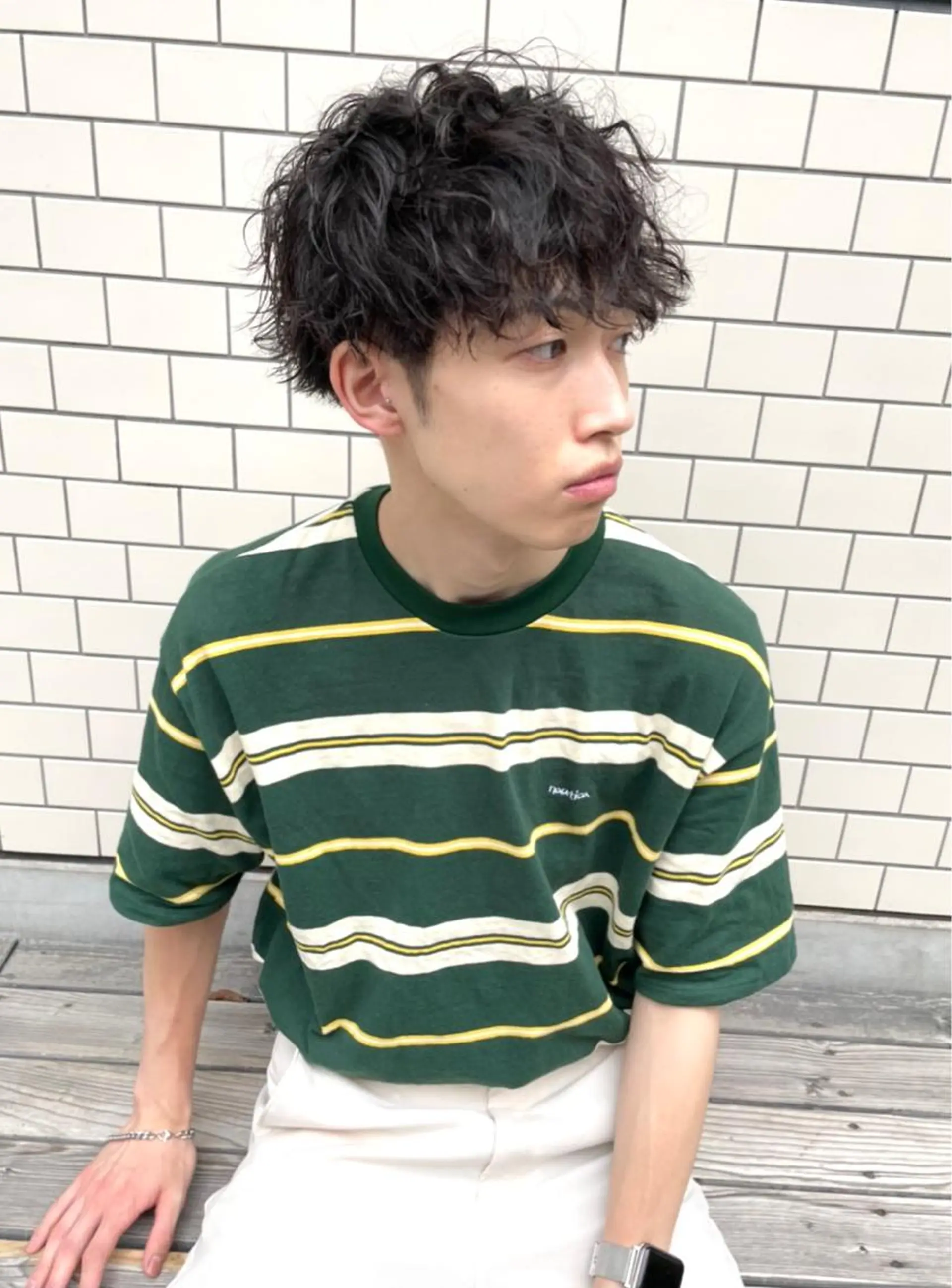 ミディアム 渋谷 ミモザワークス タニグチヨシユキのヘアスタイル
