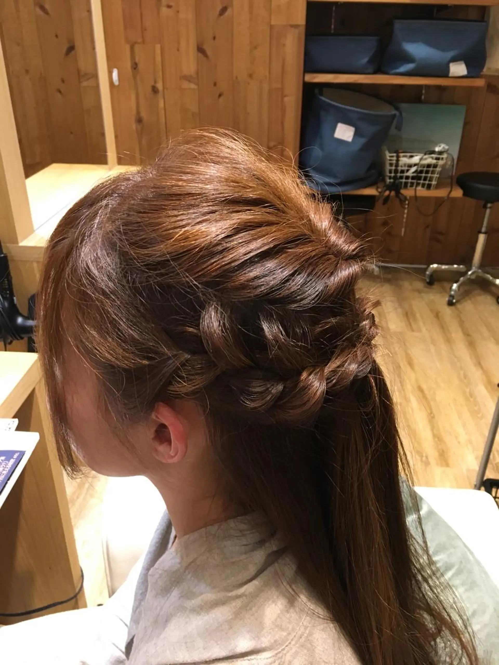 セミロング ロング ヘアアレンジ 寺門 達也のヘアスタイル