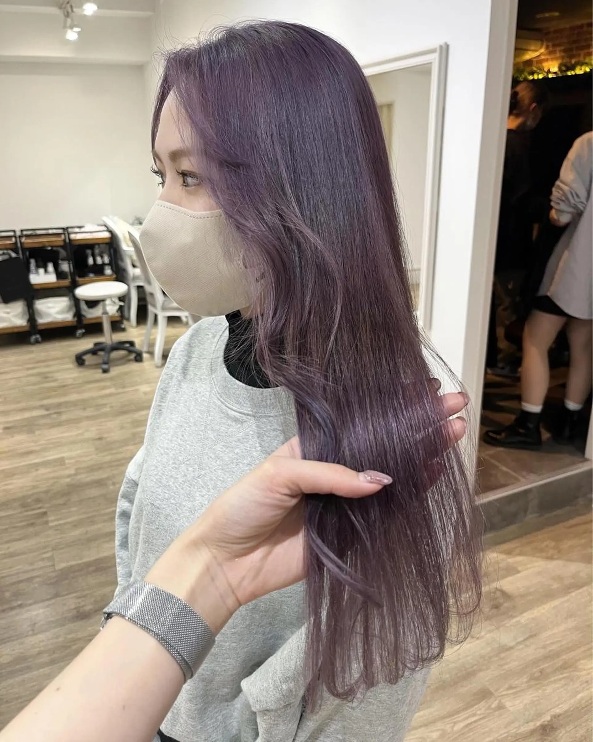ロング カラー マツエク・マツパ 𝗺𝗶𝗸𝘂♡ 似合わせ🎀のヘアスタイル
