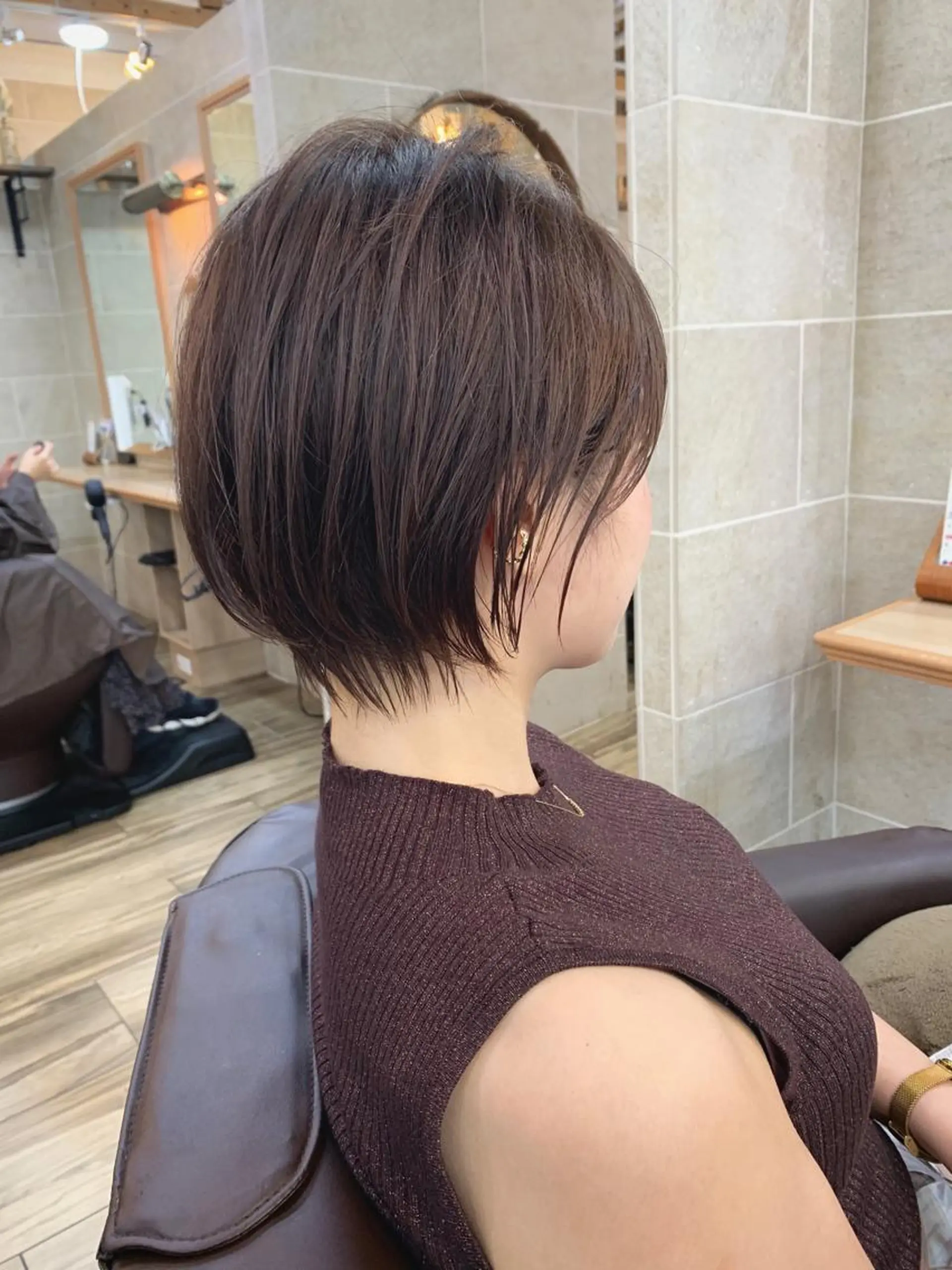 ショート ヘアカラー トリートメント 平尾 拓也のヘアスタイル