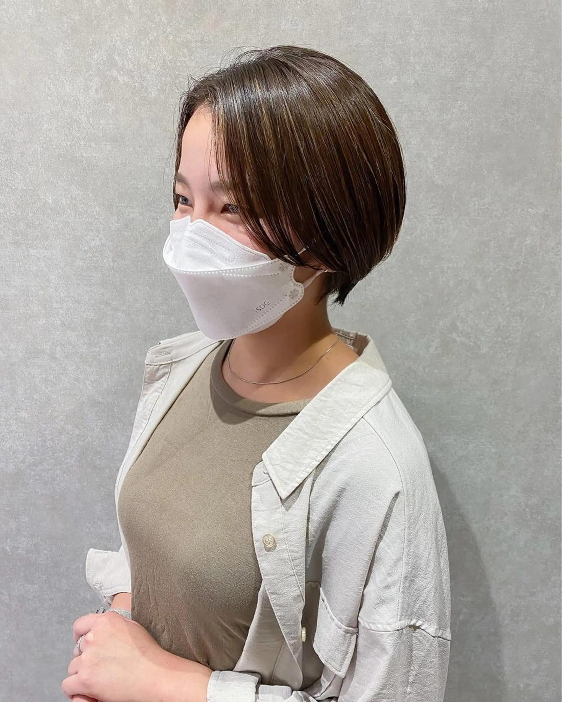 ショート カラー 韓国風デザイン 💐MIZUKI💐のヘアスタイル