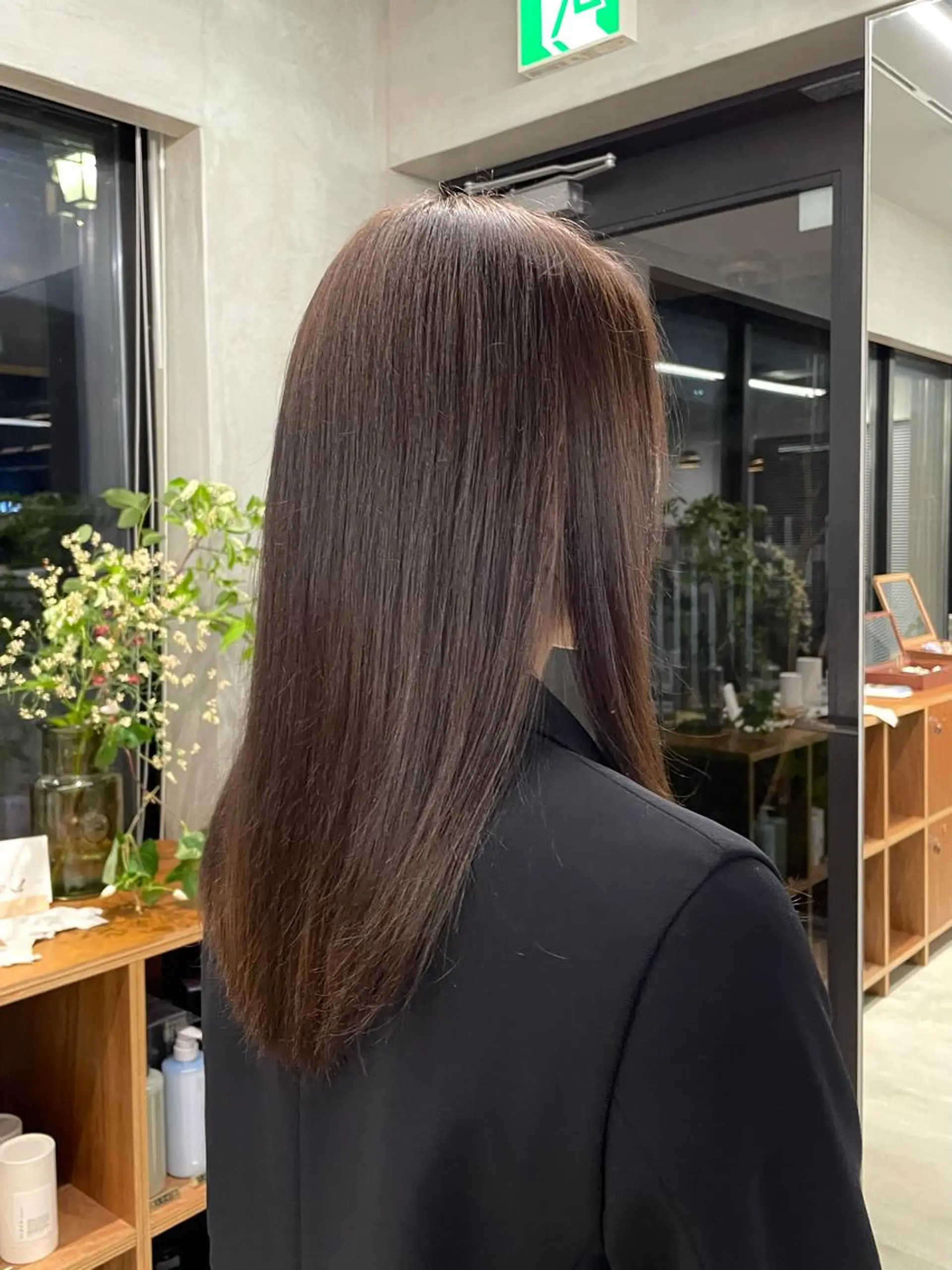 ロング 鶴井 美空のヘアスタイル