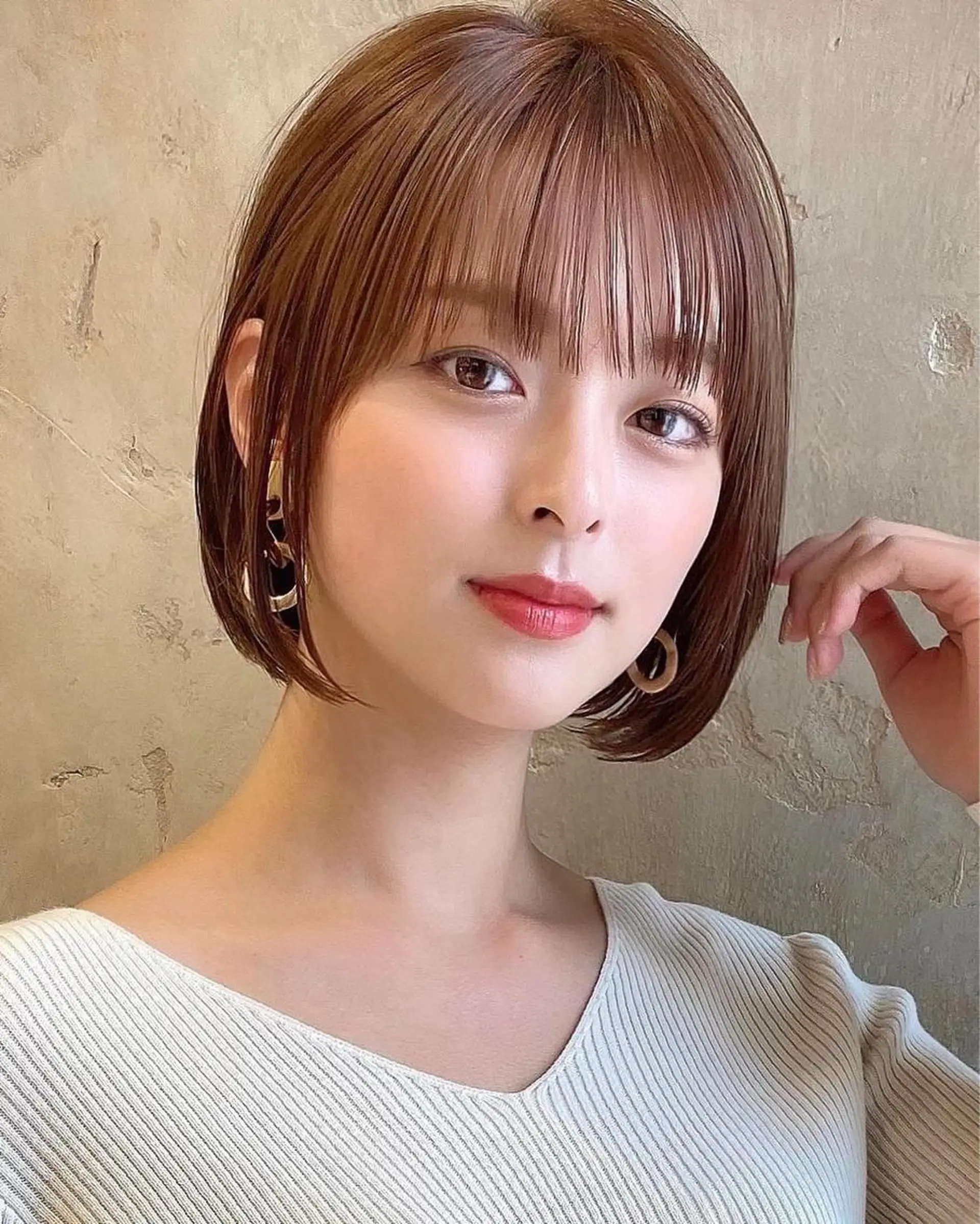 ショート ショートボブ ボブ ショートヘア On所属・新宿　ショート・ボブ カットモデル募集のヘアスタイル