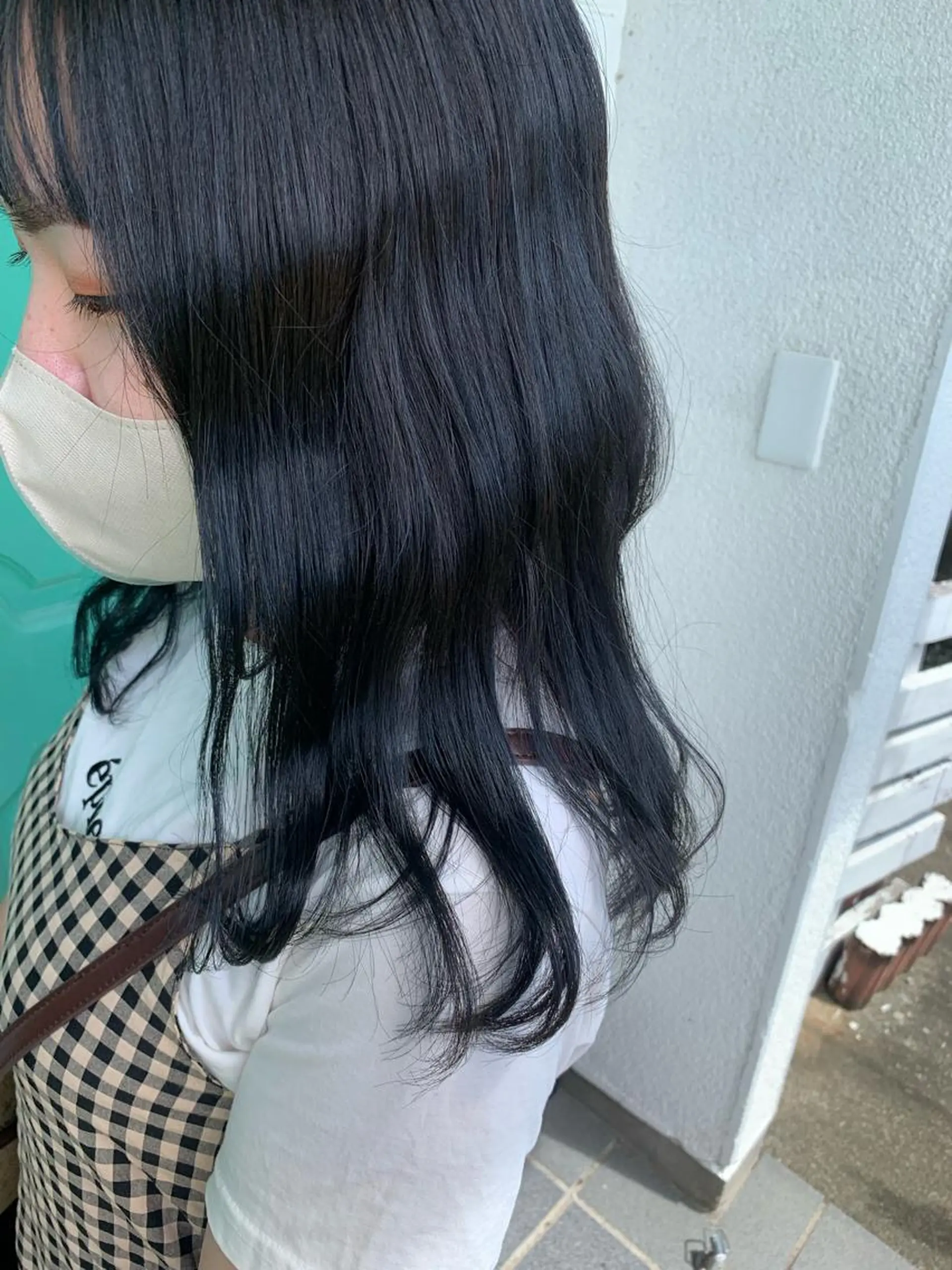 セミロング ヘアカラー 佐藤 美咲のヘアスタイル