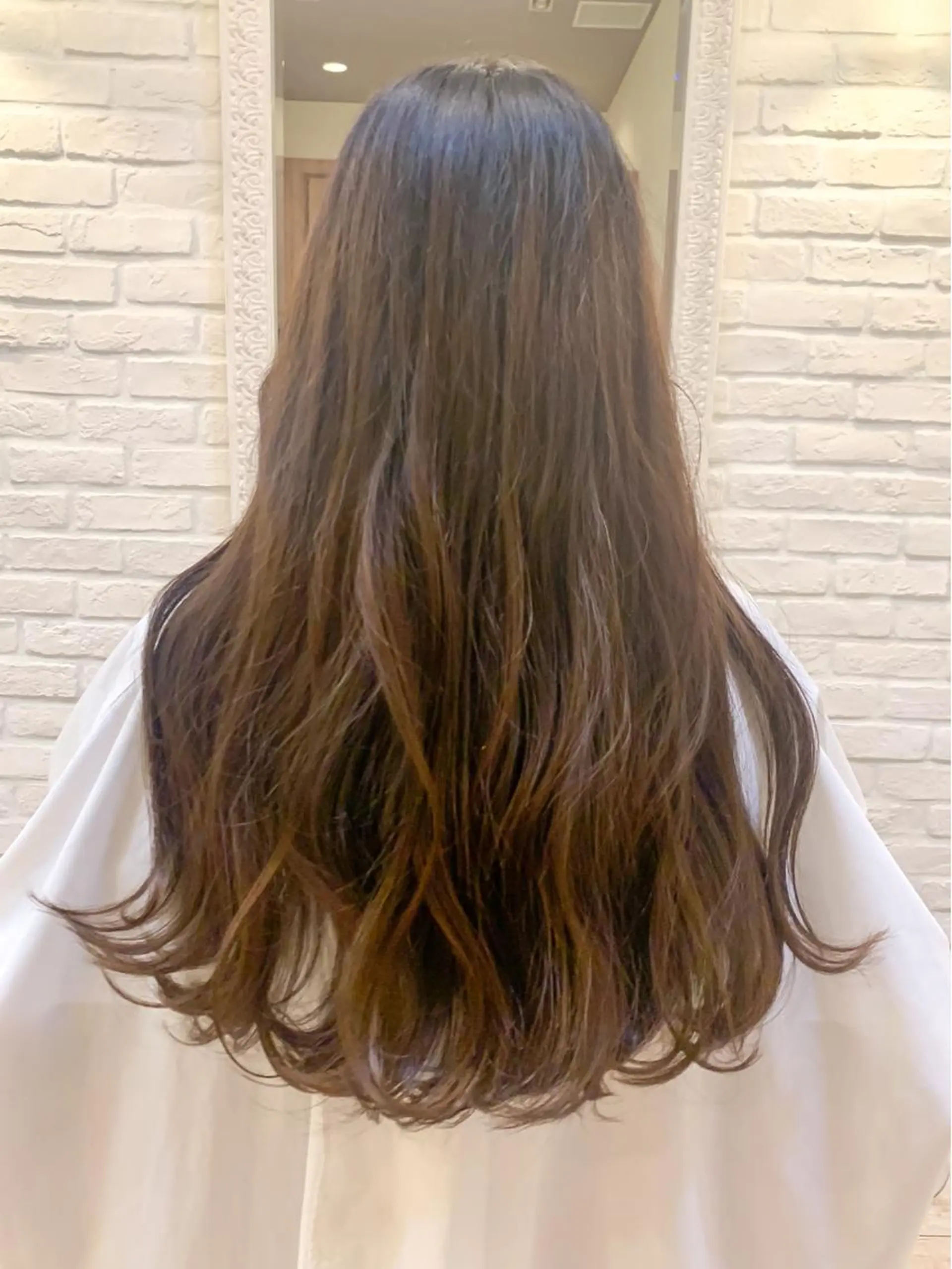 ロング ヘアアレンジ 韓国風ヘア 飯塚 沙衣のヘアスタイル