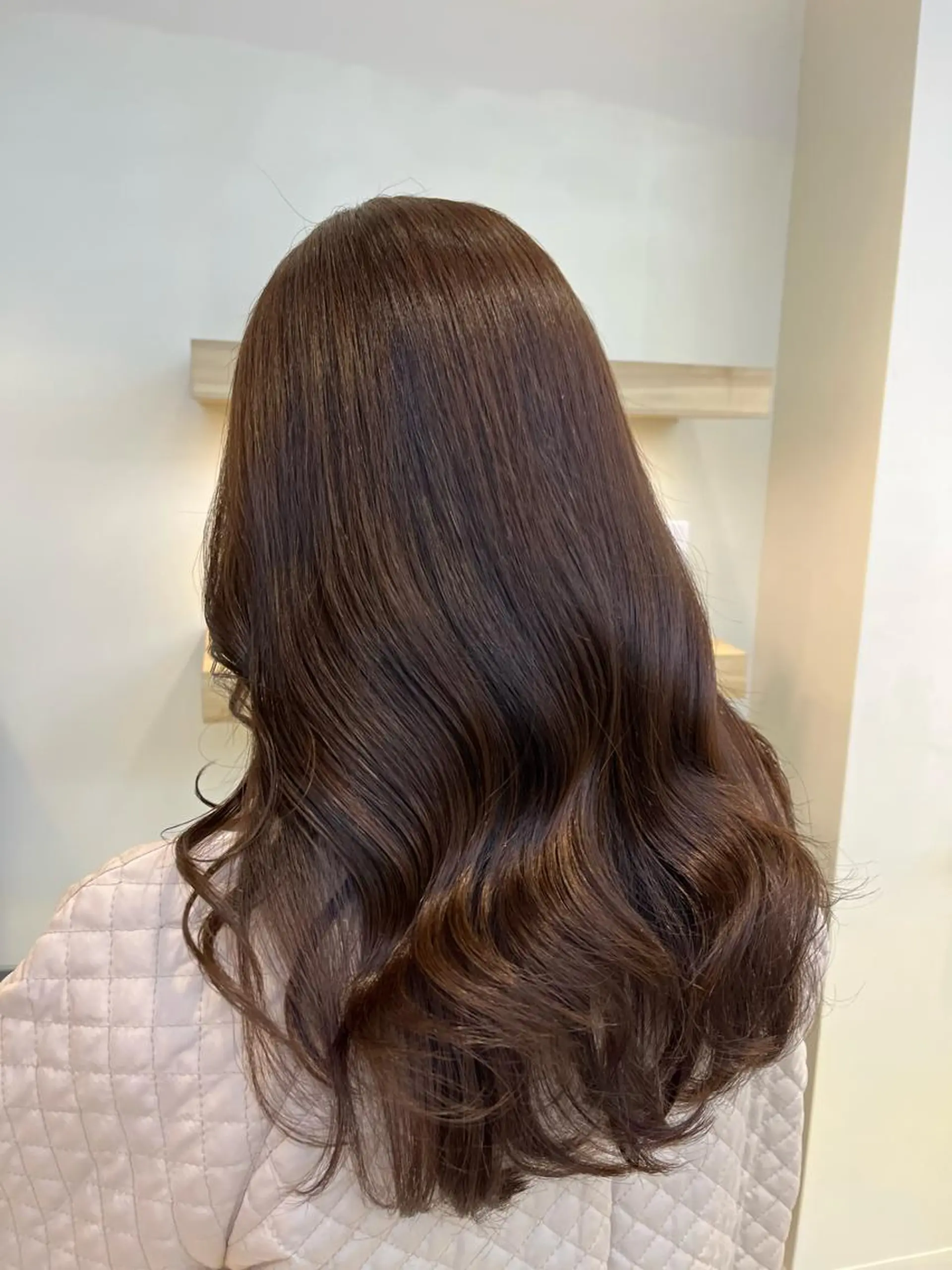 ロング カット トリートメント コテ巻き風パーマ🫧 麻尋のヘアスタイル
