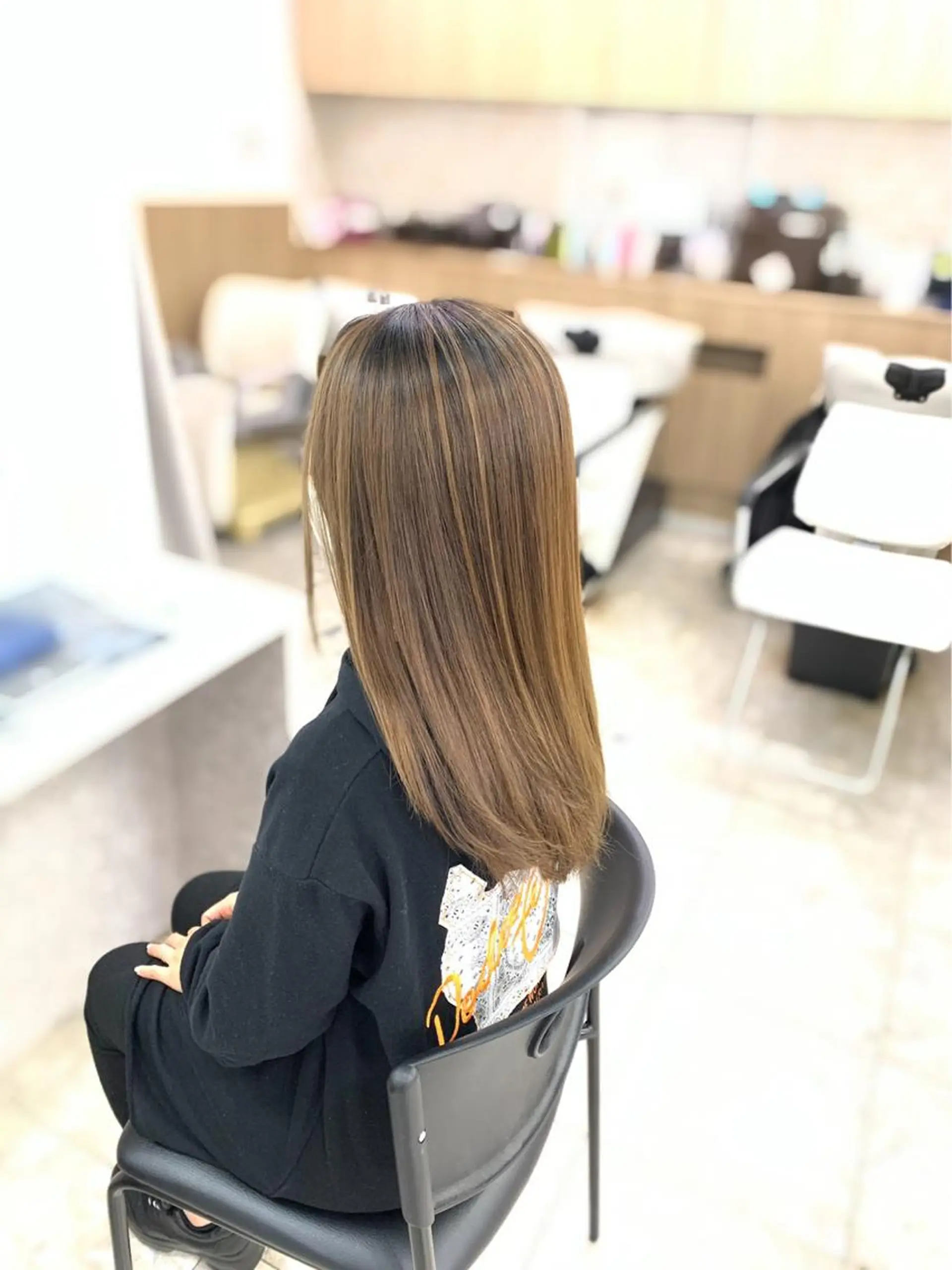 ロング カラー 🧸縮毛矯正特化 金澤 彩香🎀のヘアスタイル