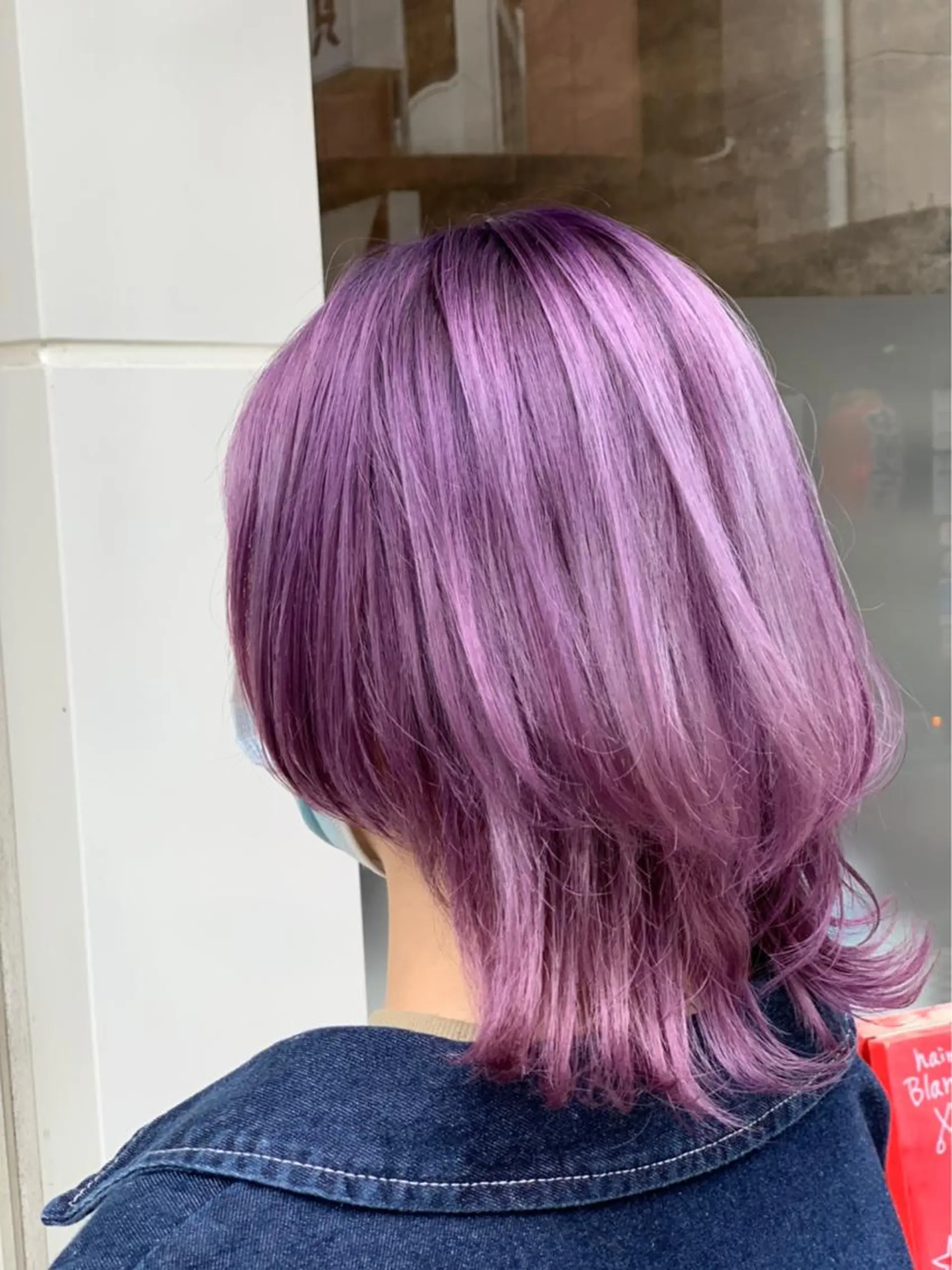 ミディアム カラー ラベンダーカラー 💈Blanco💈 カラー&ケア🌈のヘアスタイル
