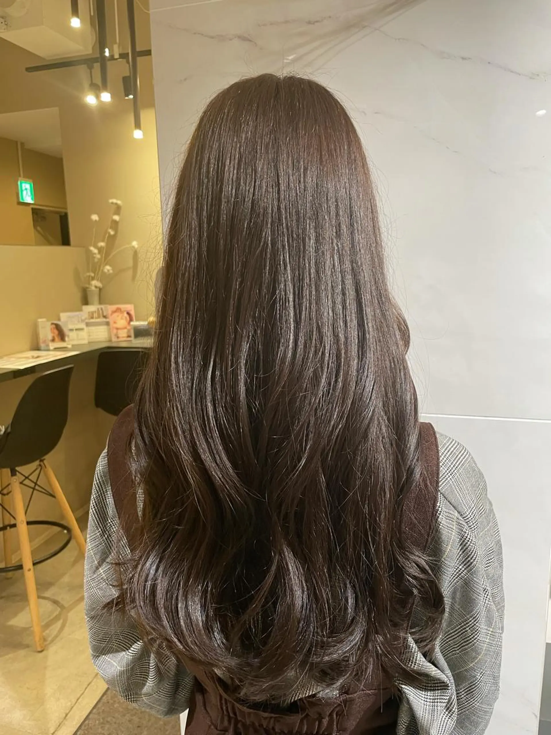 カラー ベージュカラー 透明感カラー オリーブベージュ ヘアカラー メンズ特化⚜️ 藤原あずさのヘアスタイル