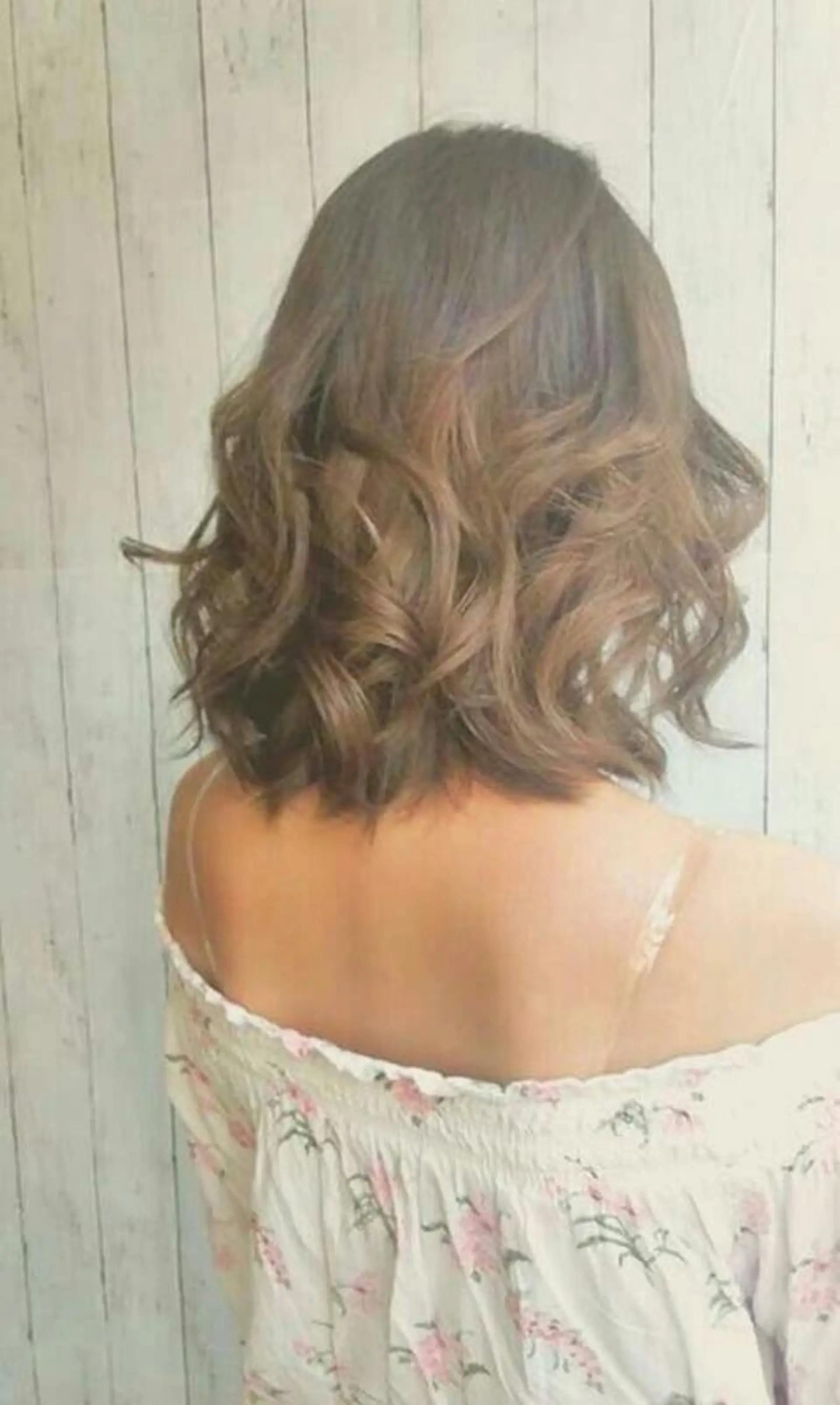 ミディアム カラー グラデーションカラー alpha. カラーエクステ下妻のヘアスタイル