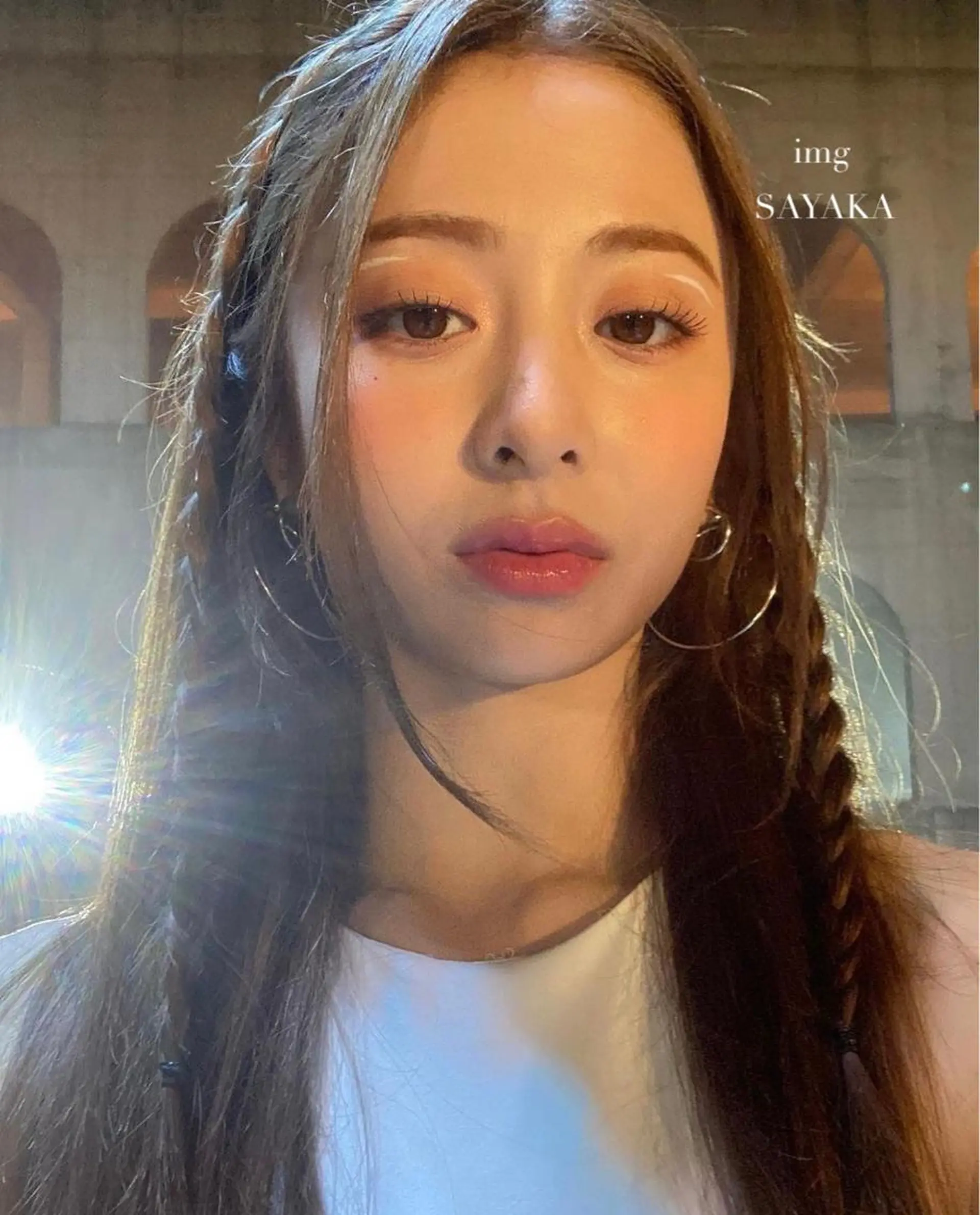 ロング ヘアアレンジ 縮毛矯正 トリートメント ヘアカラー トリートメント ヘッドスパ ヘアセット SAYAKA🩶 レイヤー韓国ヘア新宿のヘアスタイル