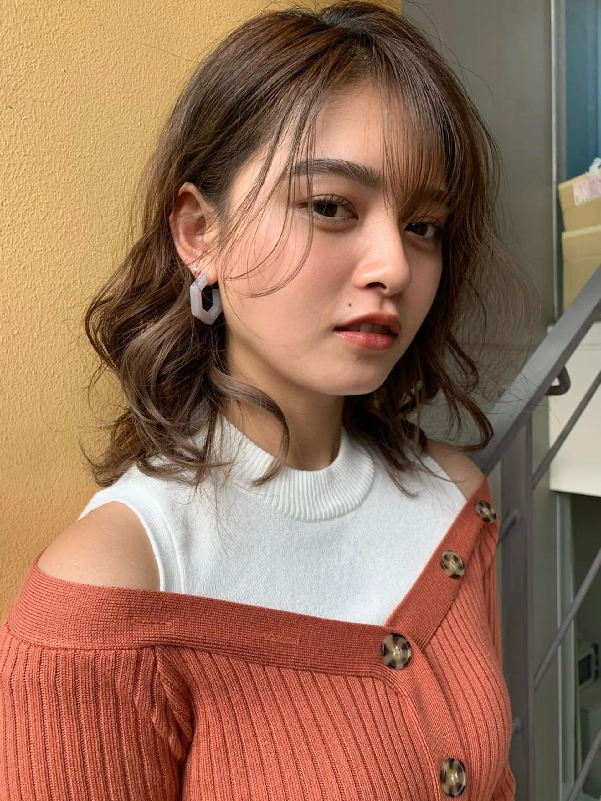 ミディアム カラー パーマ ヘアアレンジ メンズ キッズ ネイル マツエク・マツパ 韓国ヘア/髪質改善 /Harunaのヘアスタイル