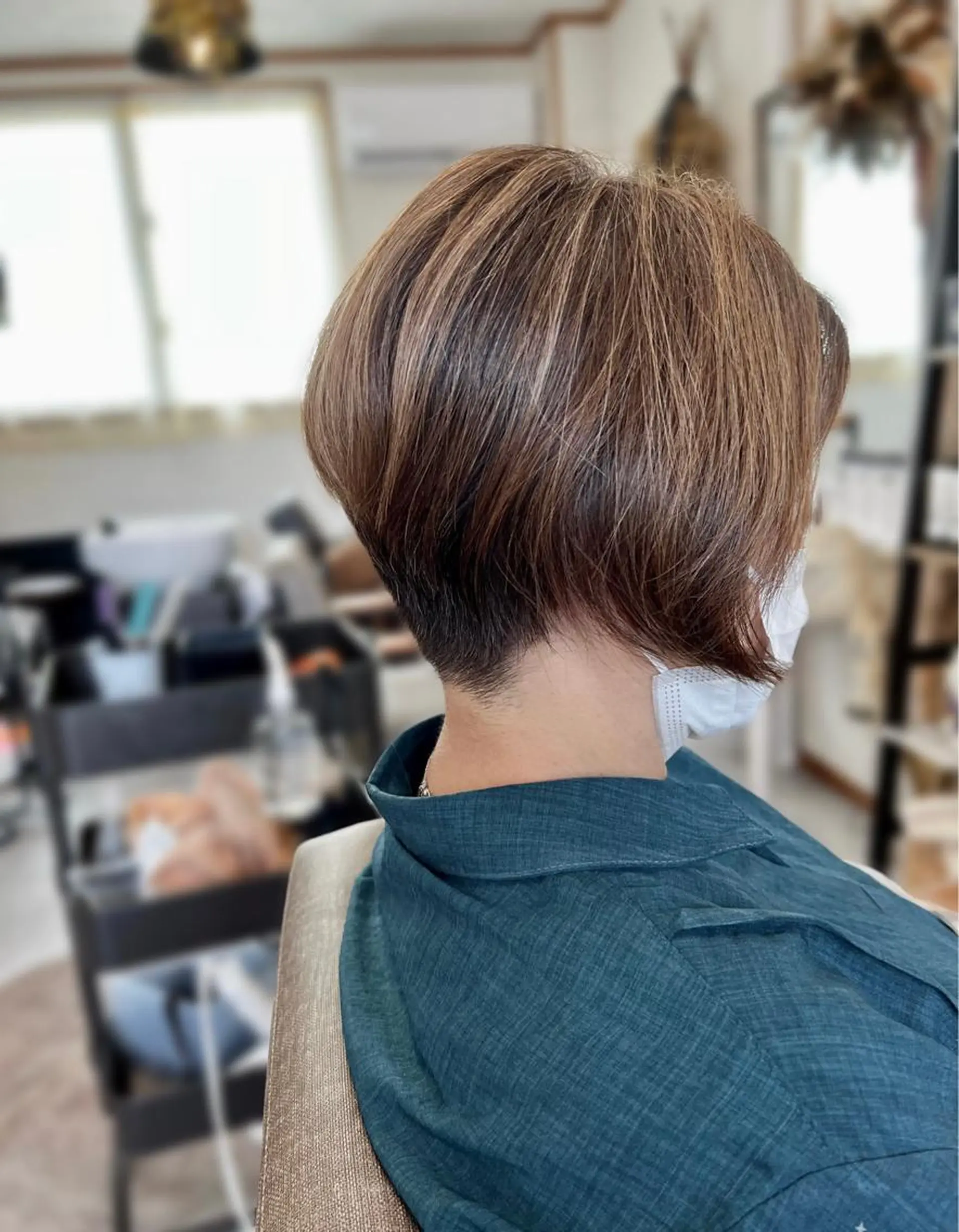 ショート カラー ショートヘア hair works raptureのヘアスタイル