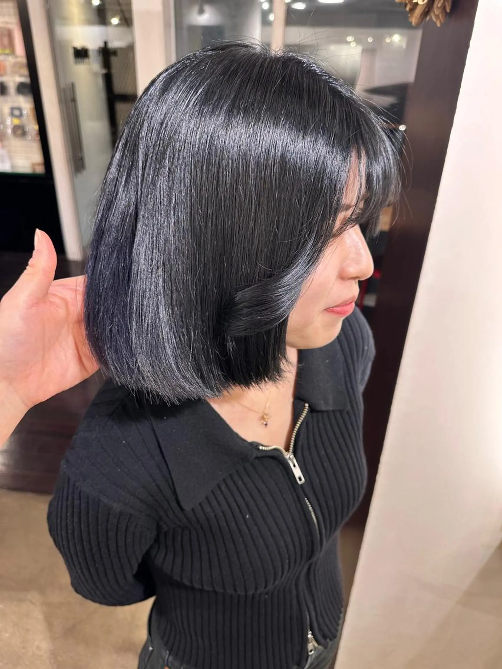 ショート カラー ラベンダーカラー ラベンダーグレー micoto kuronoのヘアスタイル