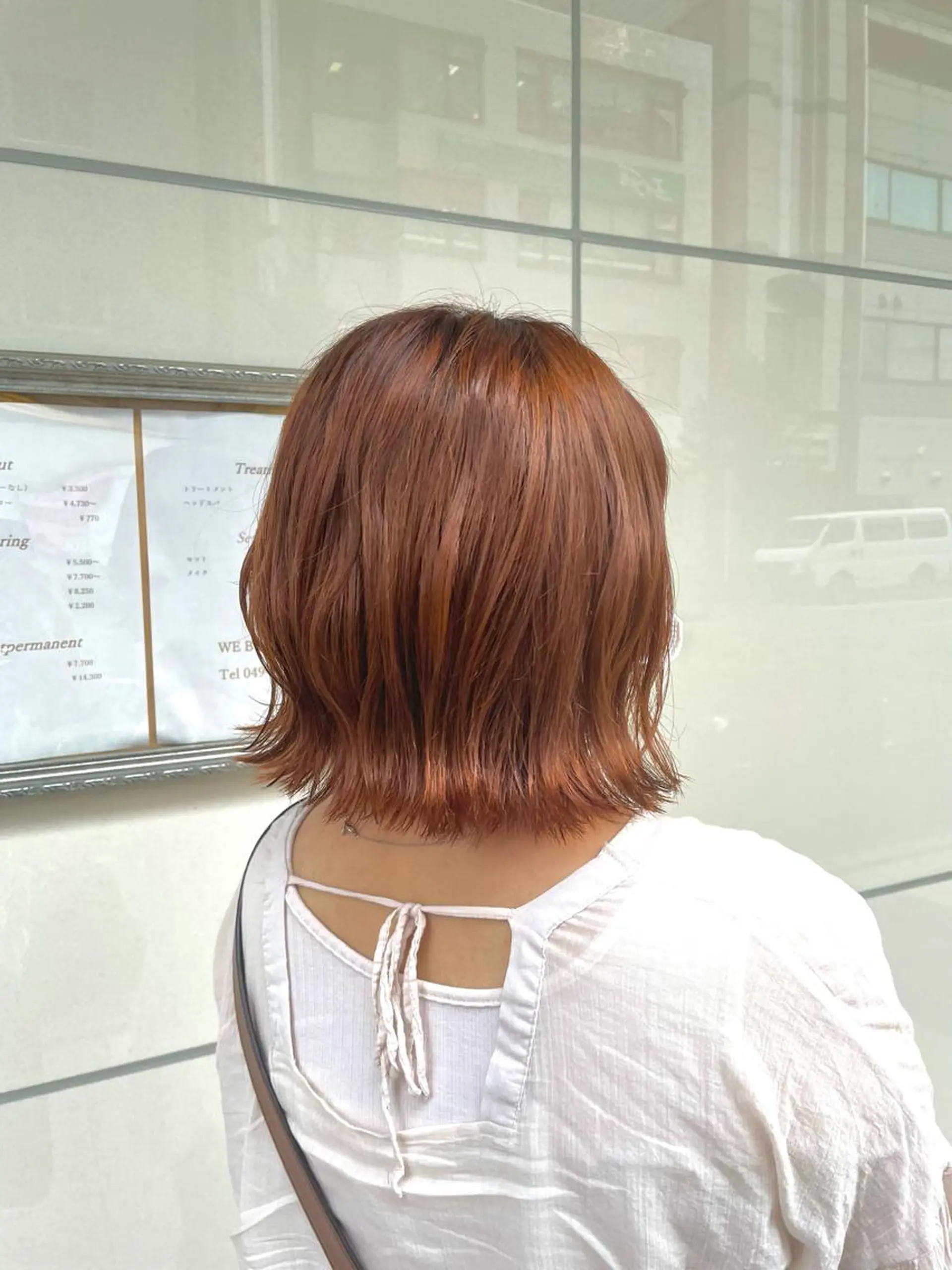 ショート カラー ブリーチ WE BE PARSLEY所属・千野 優由のヘアスタイル