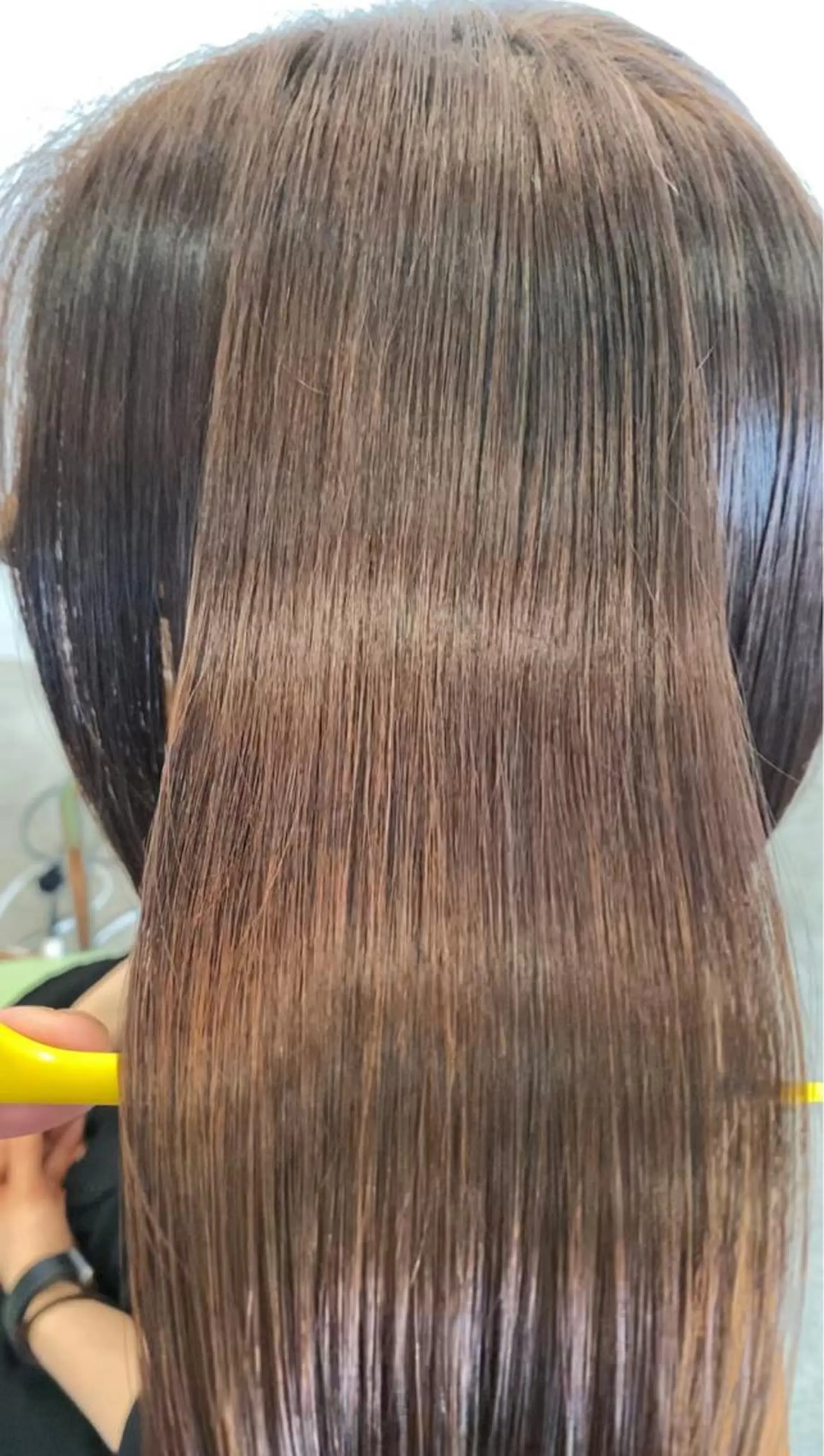 ミディアム 縮毛矯正 カット 縮毛矯正 トリートメント CHAINON 木原崇了のヘアスタイル