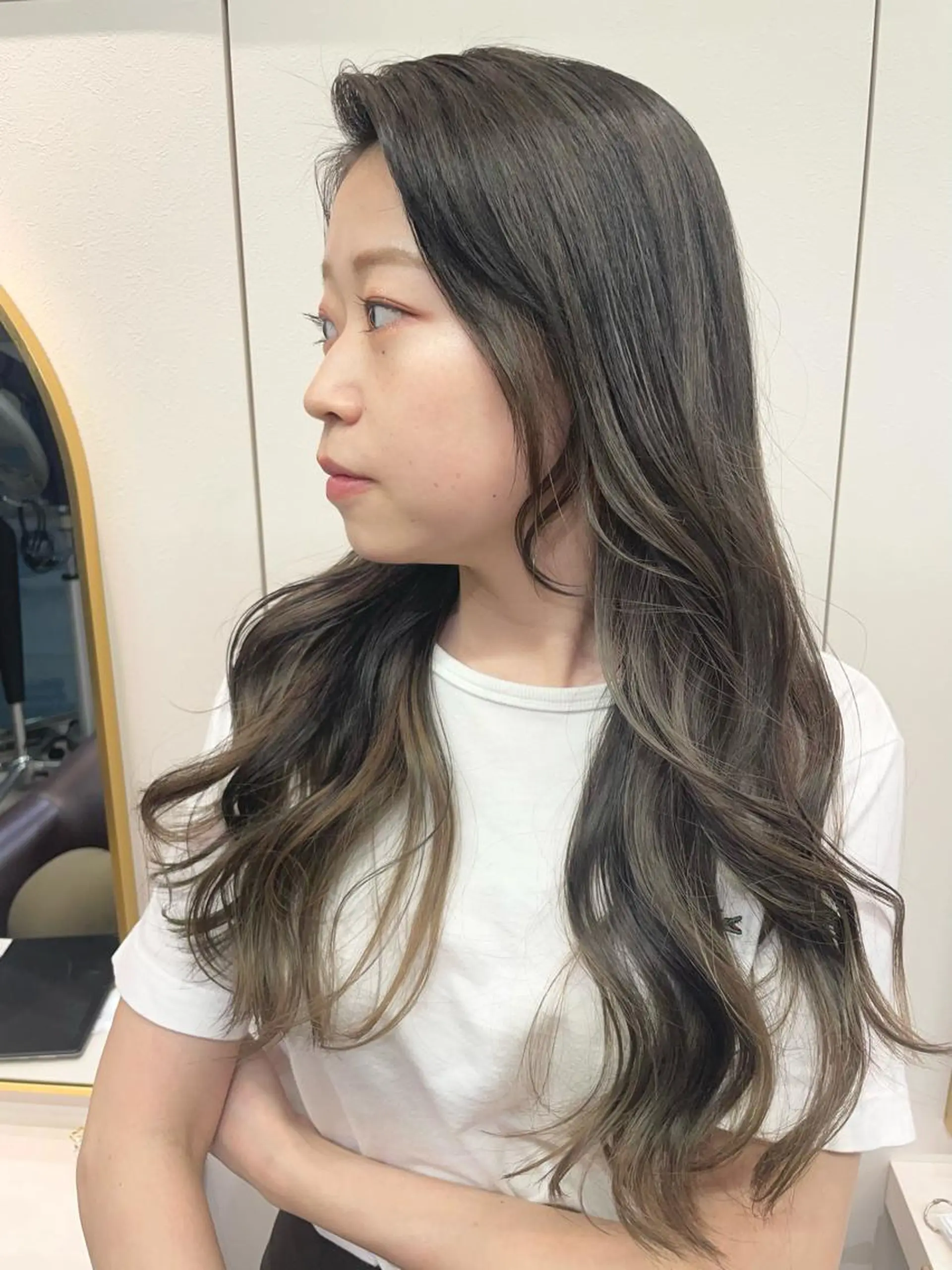 ロング カラー レイヤーカット 野町好花 レイヤー/髪質改善のヘアスタイル