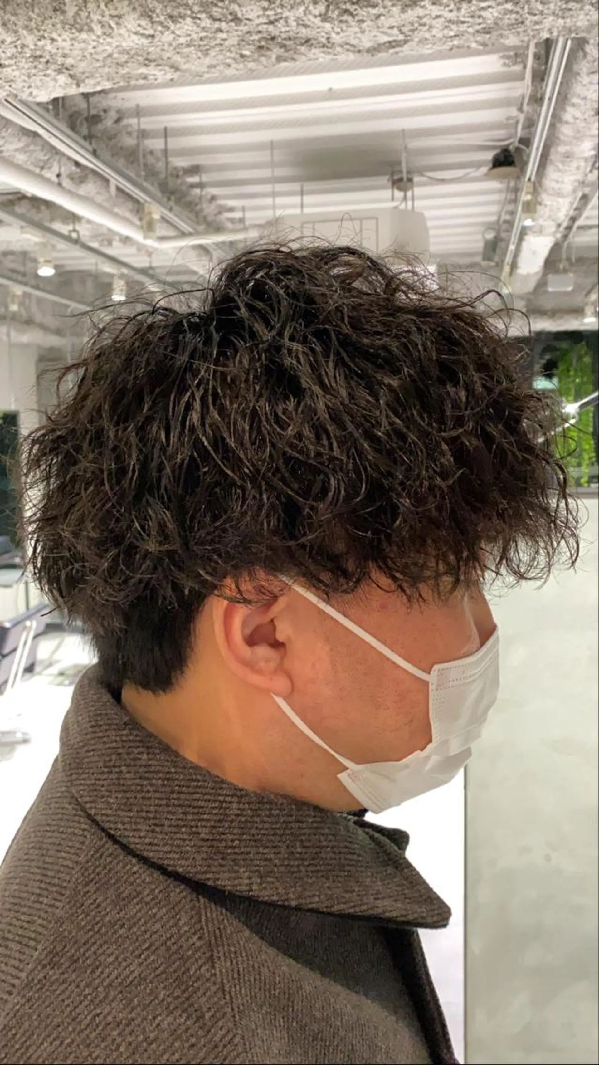 ショート パーマ 村里 大輔のヘアスタイル