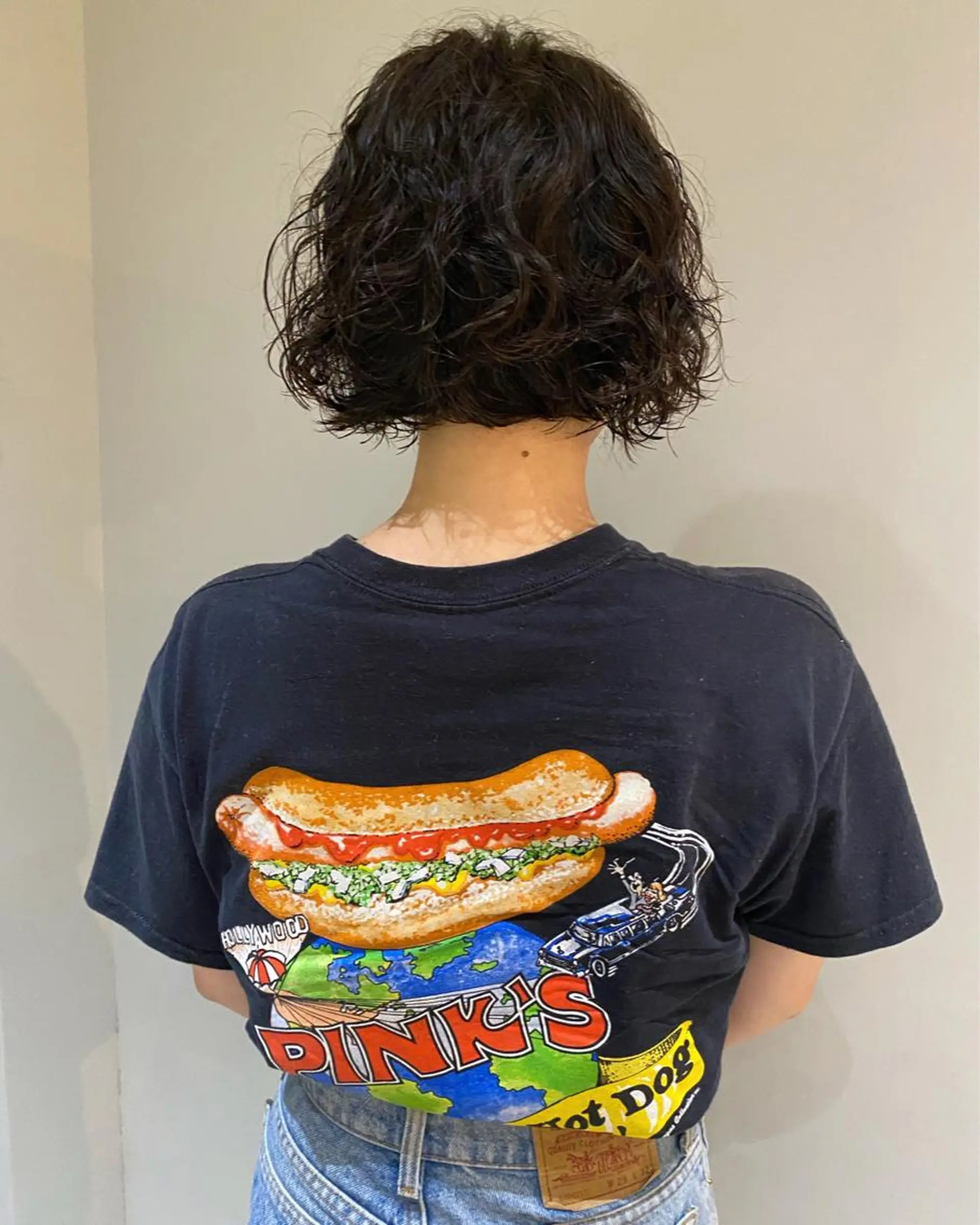 ショート パーマ ヘアアレンジ ボブ Nancy所属・束感まつげ❤︎ あみのマツエク・マツパデザイン