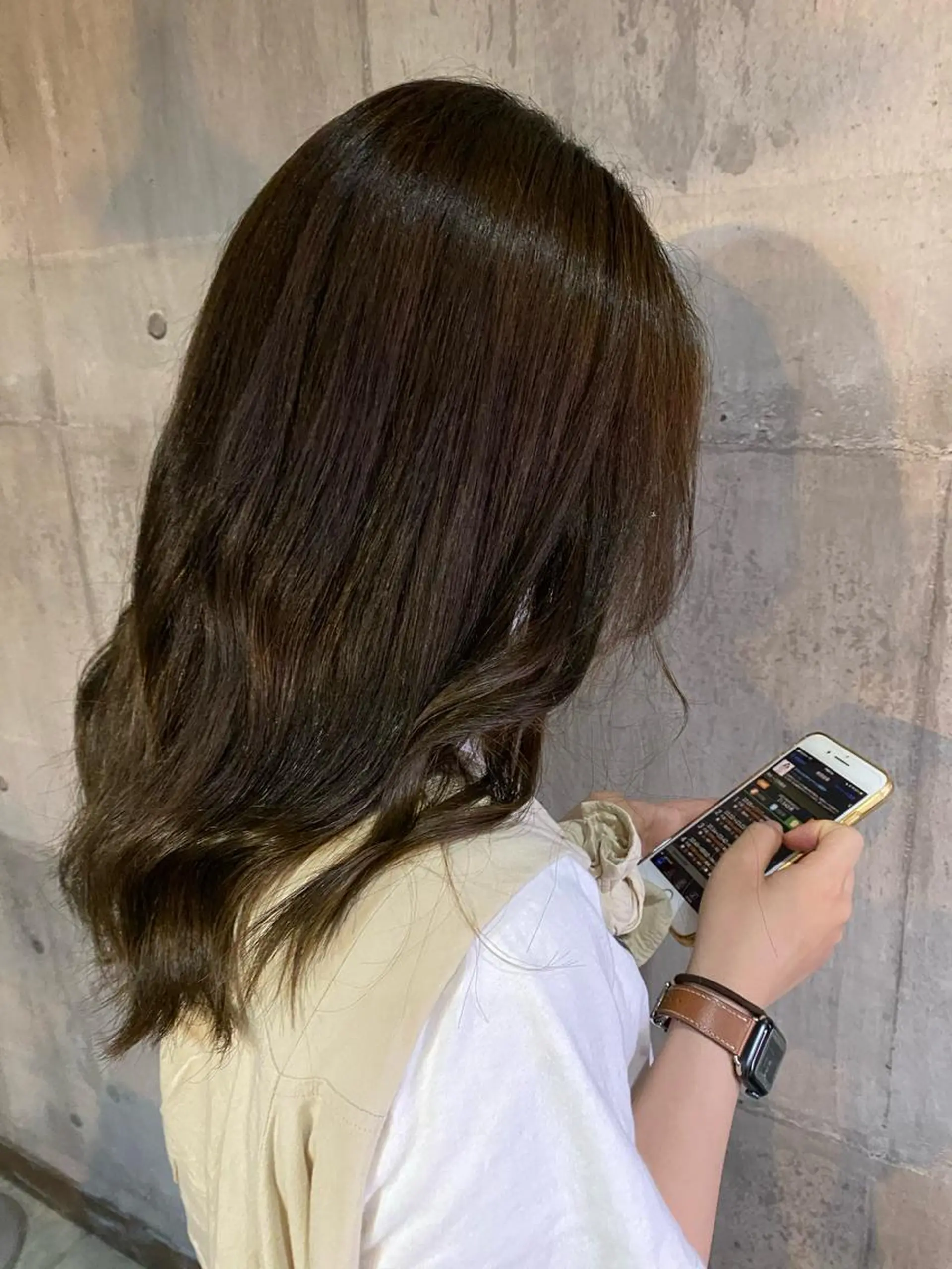 セミロング ヘアカラー hair salon Riccio所属・Miyazaki Kaedeのヘアスタイル