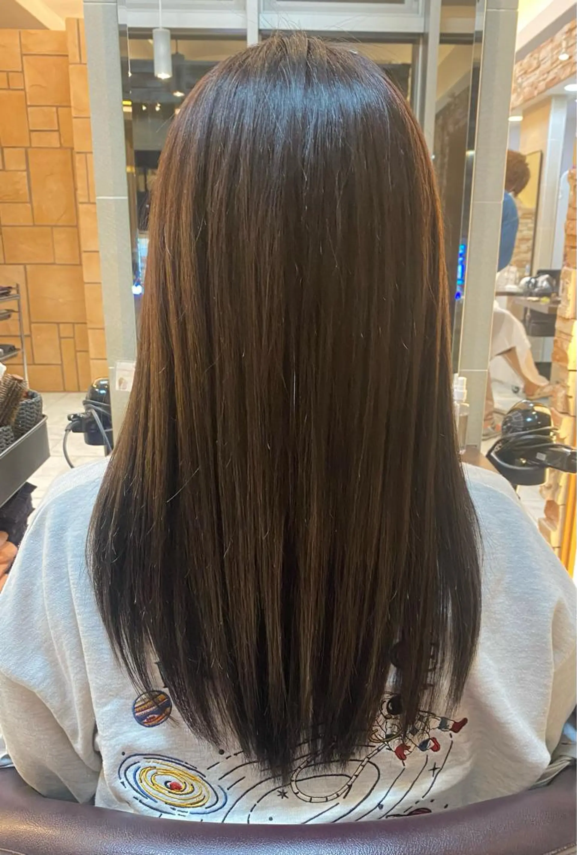 ロング カラー グレージュ 🐰ツヤ感カラー🐰 ななこのヘアスタイル
