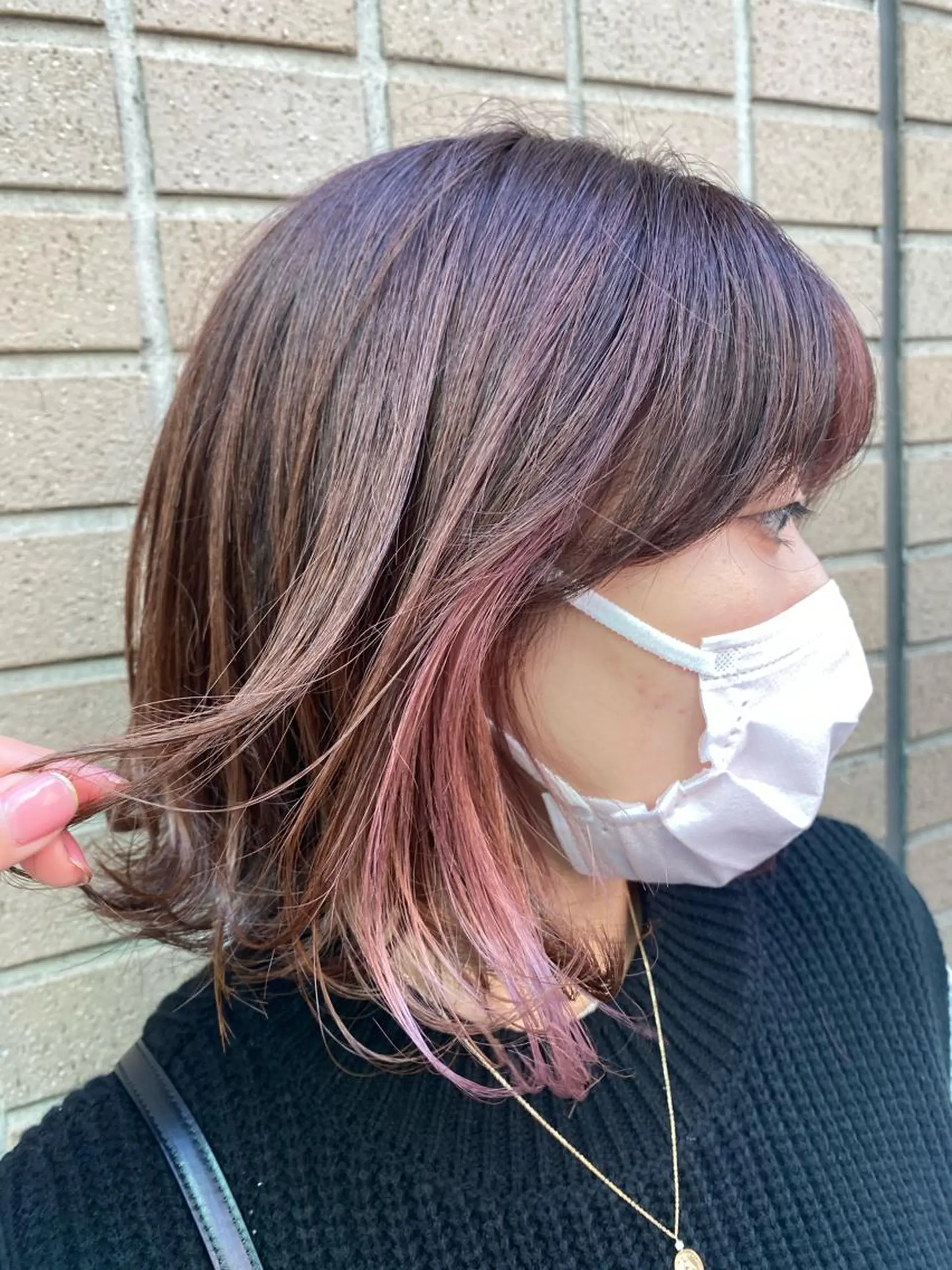 ミディアム カラー カット ヘアカラー marju銀座 マージュギンザのヘアスタイル