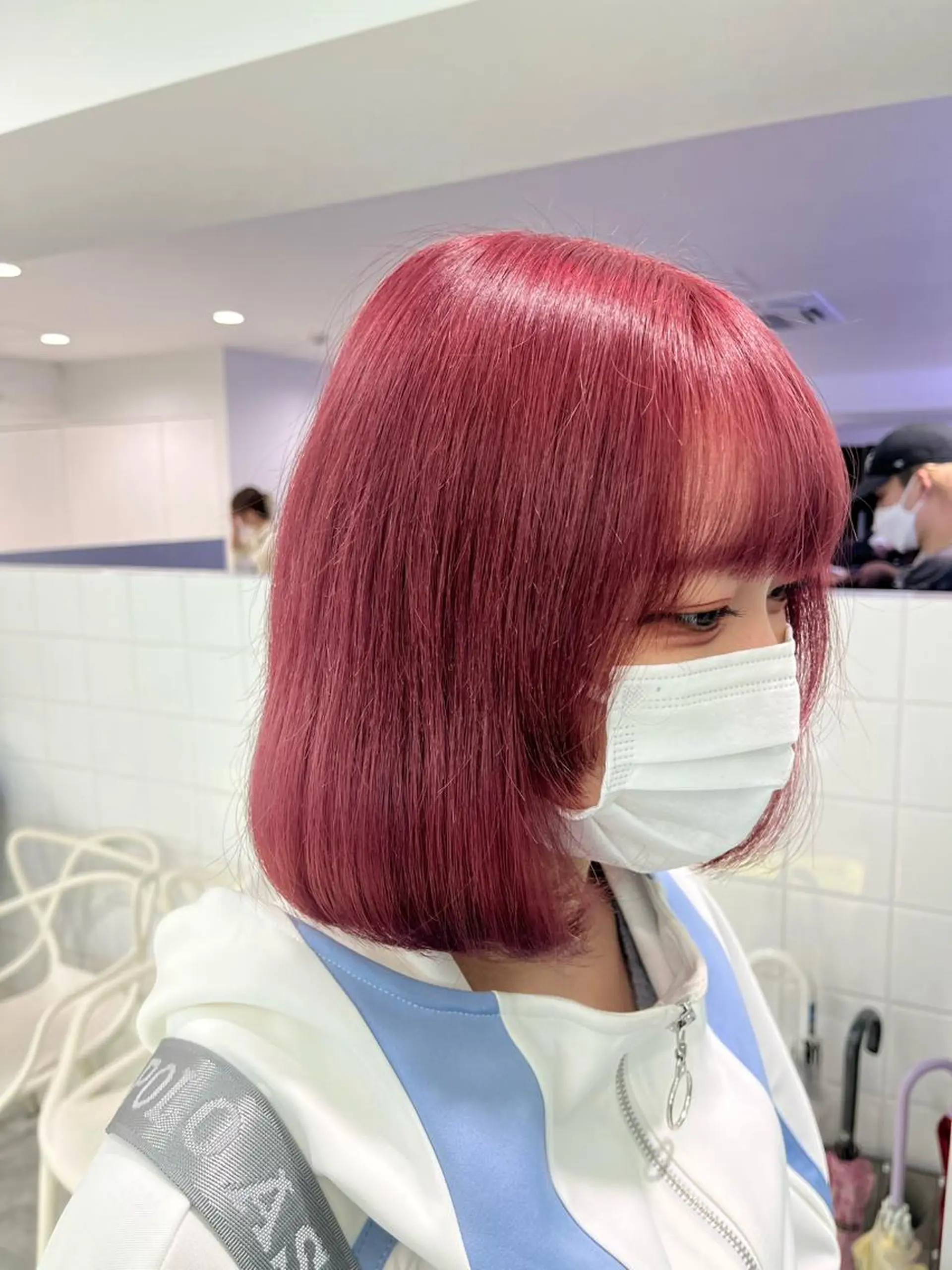 ショート ヘアカラー トリートメント ヘッドスパ ヘアセット 🌿透明感カラー‪ 縮毛矯正✨かずきのヘアスタイル