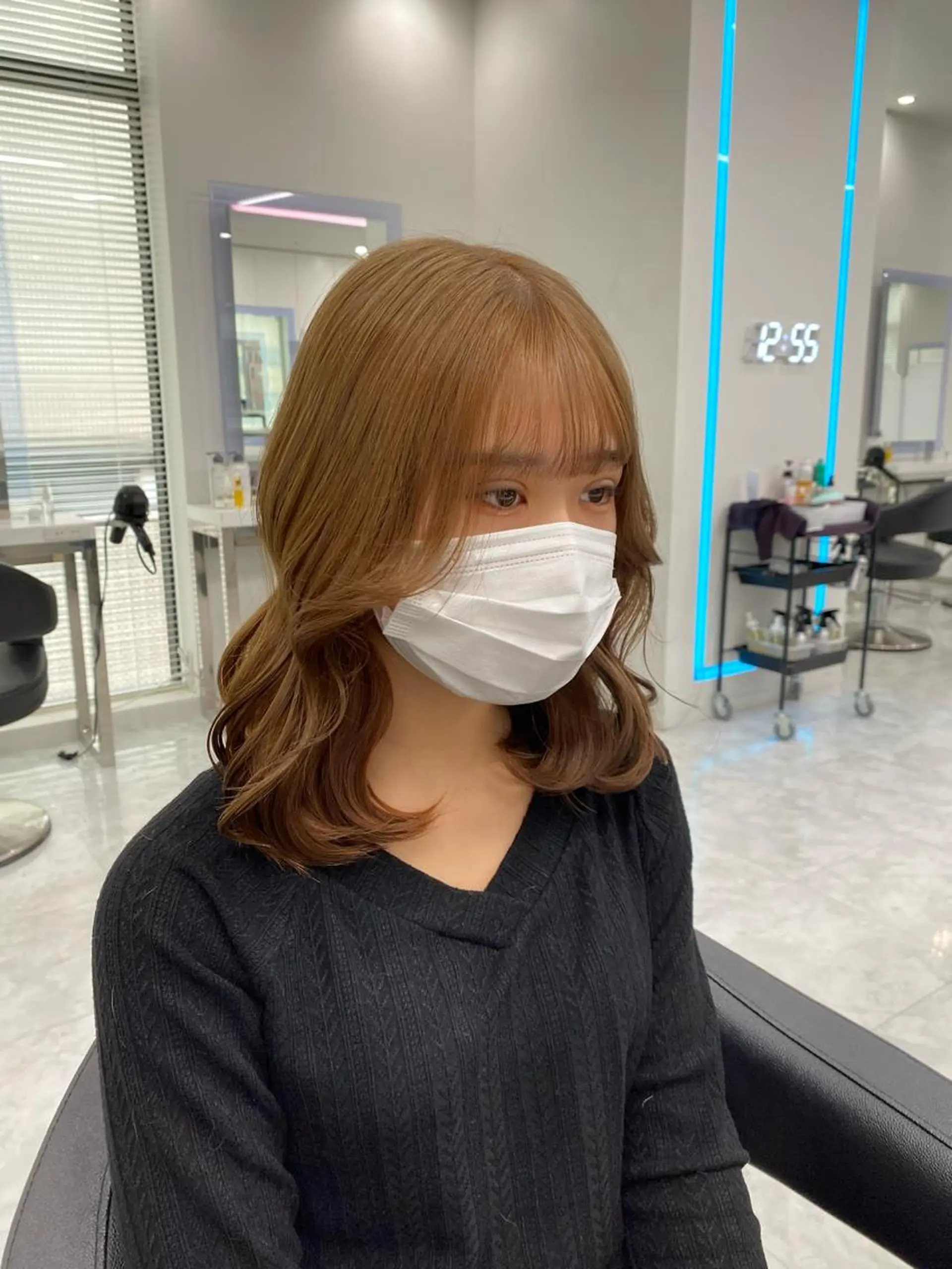 セミロング カット ヘアカラー 韓国ヘア/赤み消し/ メンズ/KOTA🍂のヘアスタイル