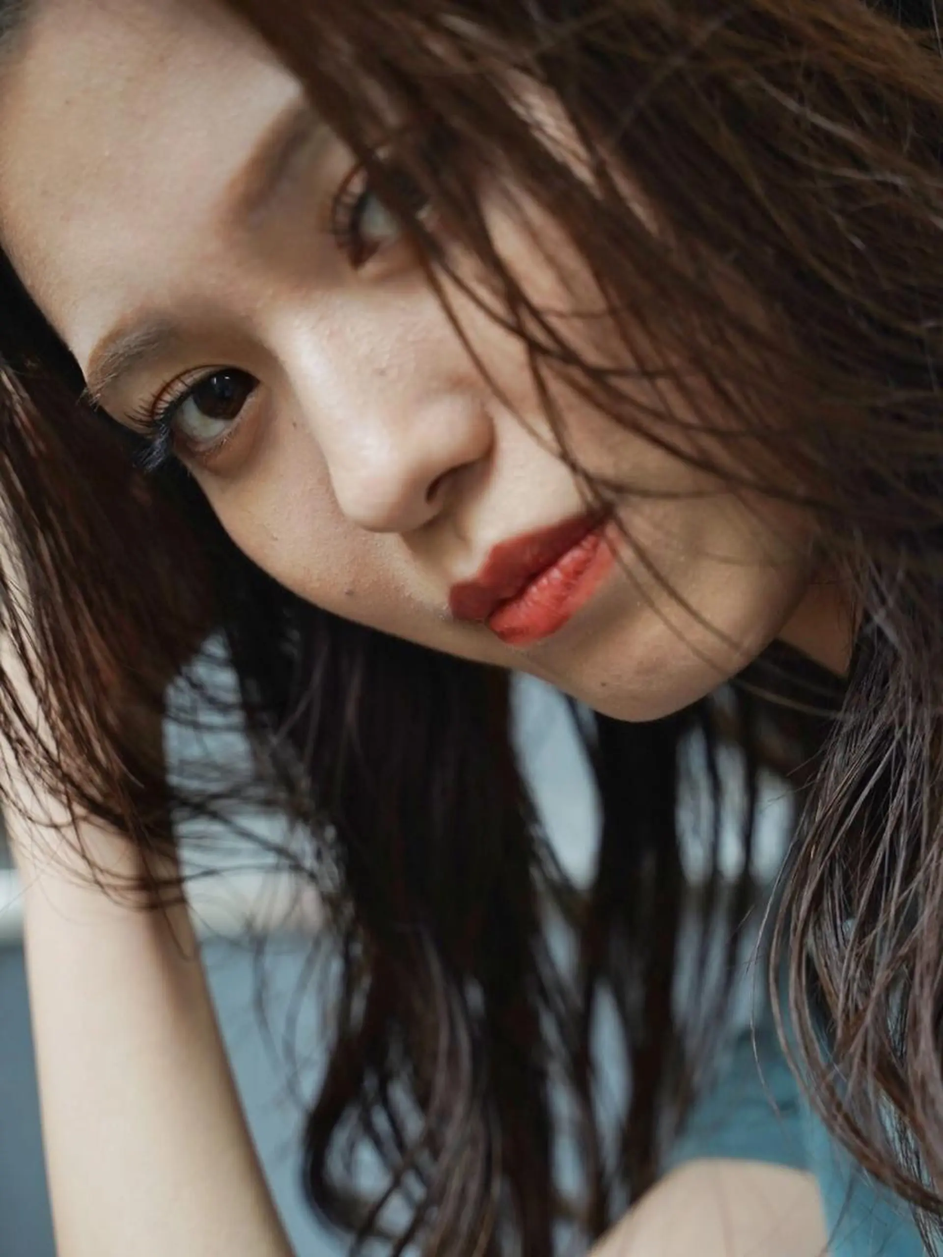 ロング 柳下 涼のヘアスタイル