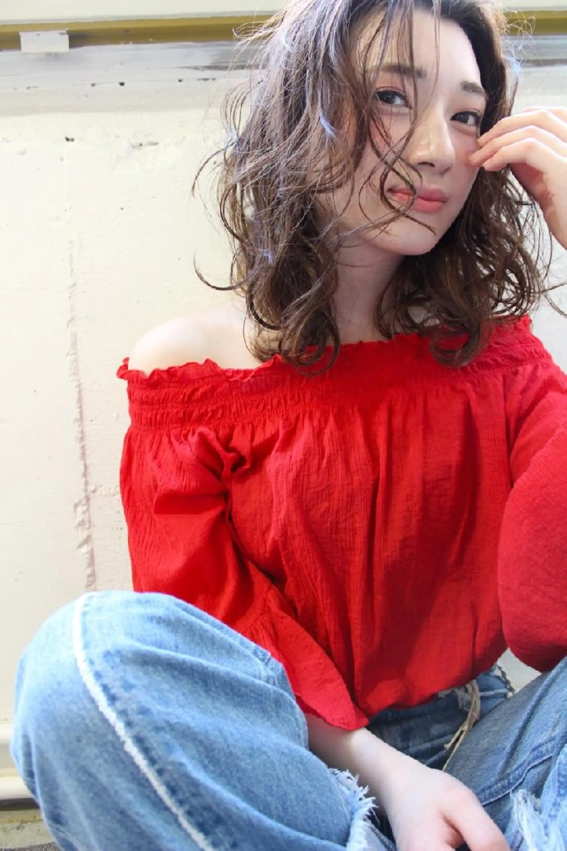 ミディアム カラー パーマ Mira 代表 SEKIのヘアスタイル