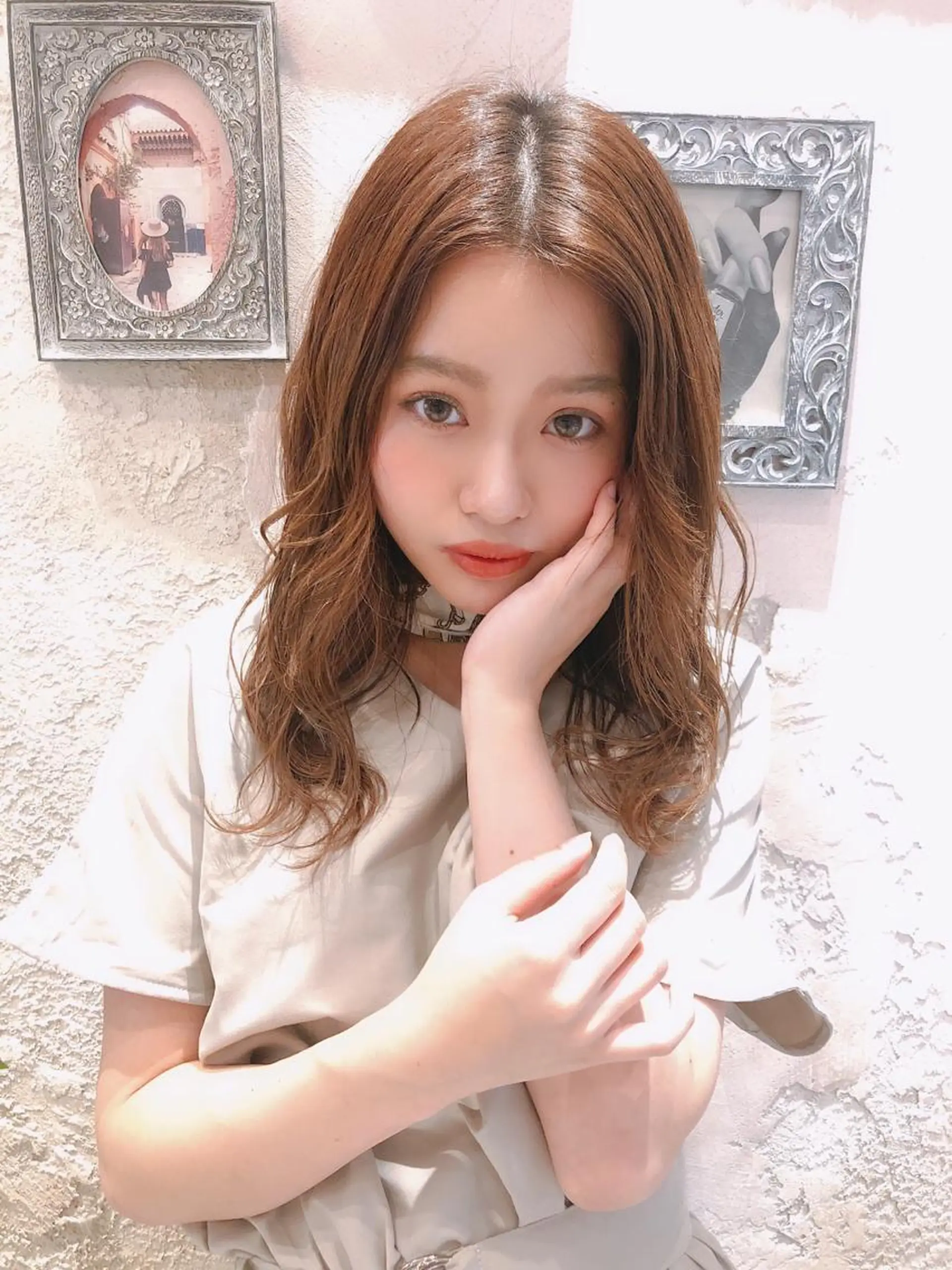 ミディアム カット ヘアカラー トリートメント 代表山口ひな 髪質改善のプロのヘアスタイル