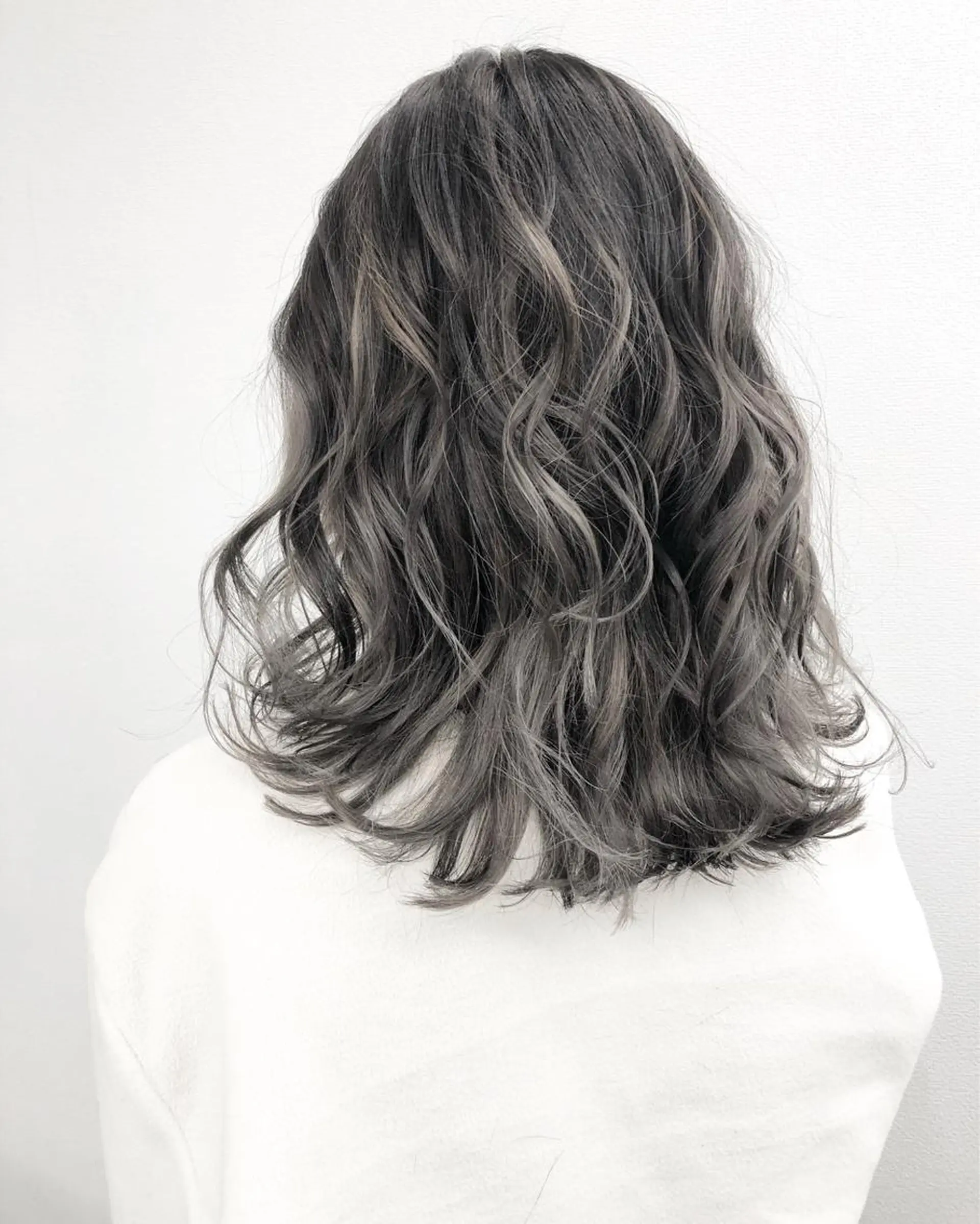 セミロング カット ヘアカラー トリートメント ミルクティーカラー 🌈店長クボのヘアスタイル