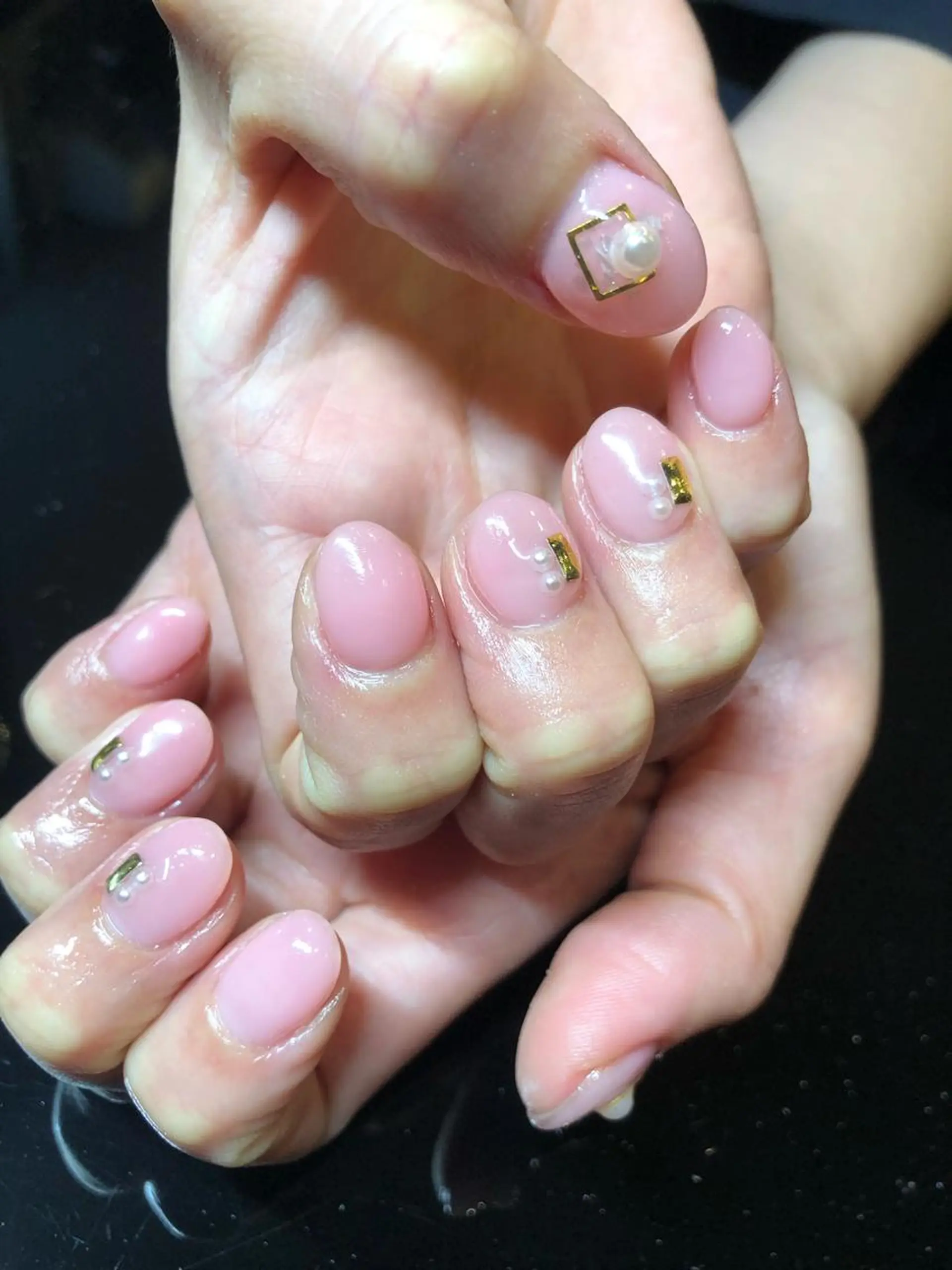 ショート カラー キッズ ネイル ハンドネイル ハンドケア 💎ビューティサロン 湘南 RIRAN💎のネイルデザイン