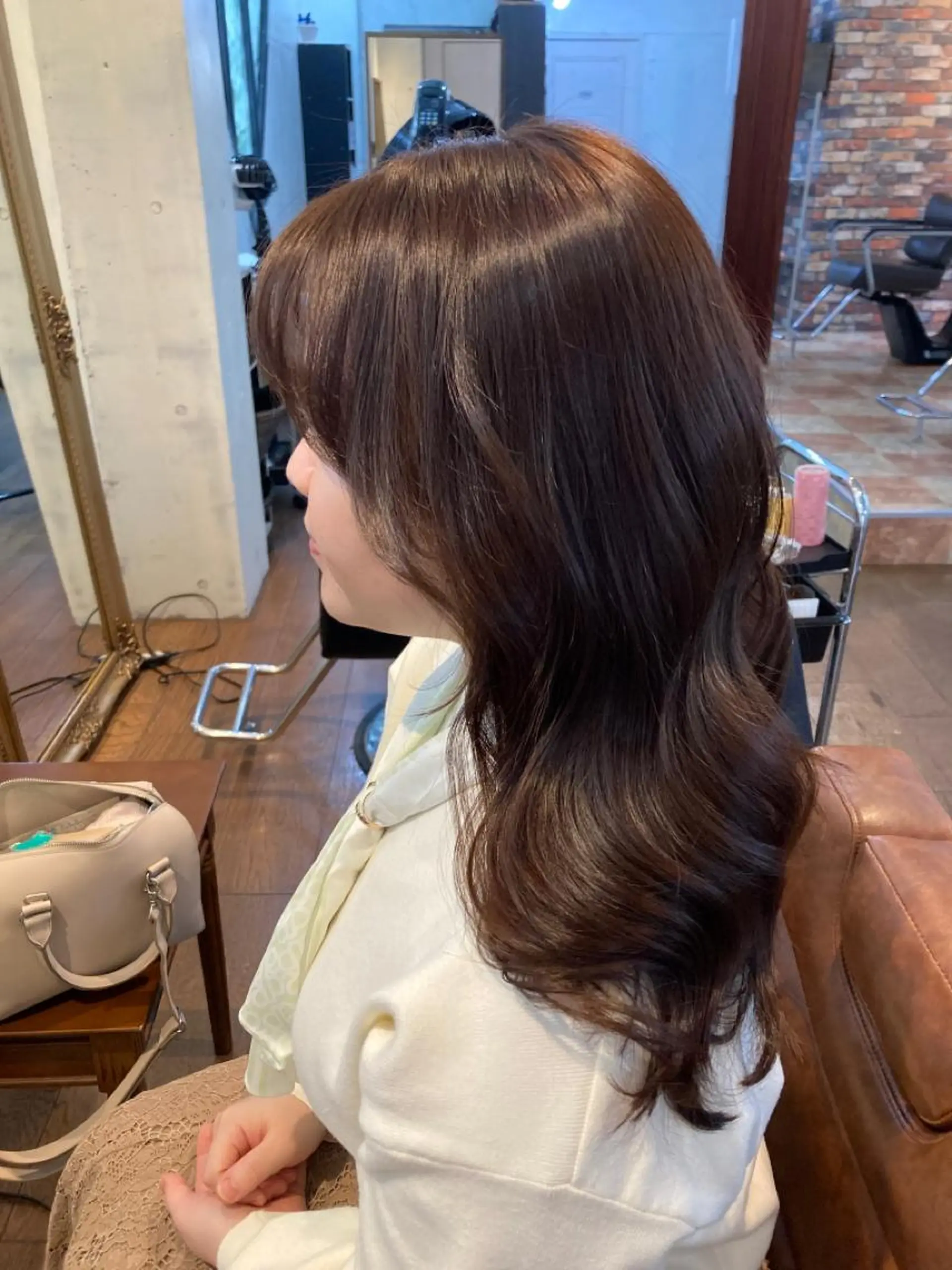 セミロング ヘアアレンジ オルチャンヘア corona hairdesign KAZUE MAEDA所属・マエダ　カズエ🫶 coronahairのヘアスタイル