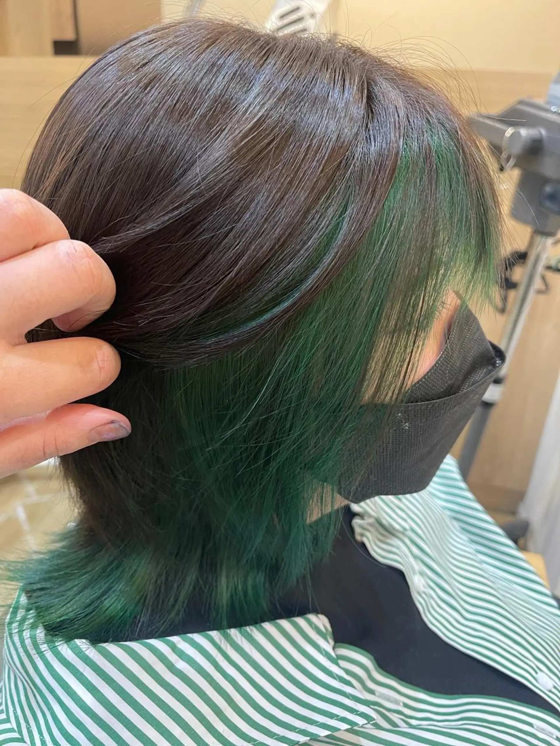 カラー ミストバング ブリーチ  フェイスフレーミング Fiona by ganesha【フィオナ バイ ガネイシャ】所属・八田 遥のヘアスタイル