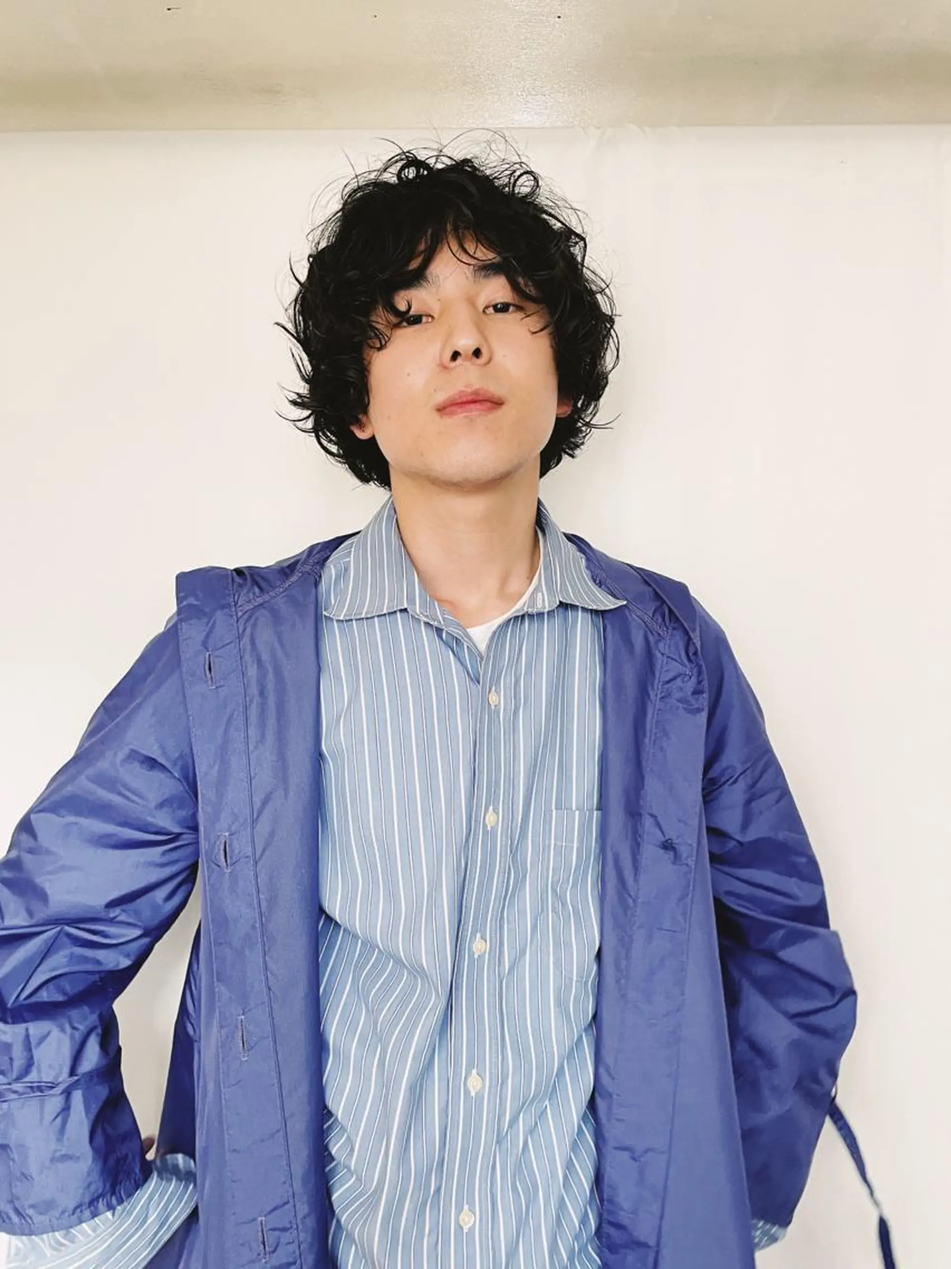 メンズ カット パーマ 金田 夏野のヘアスタイル