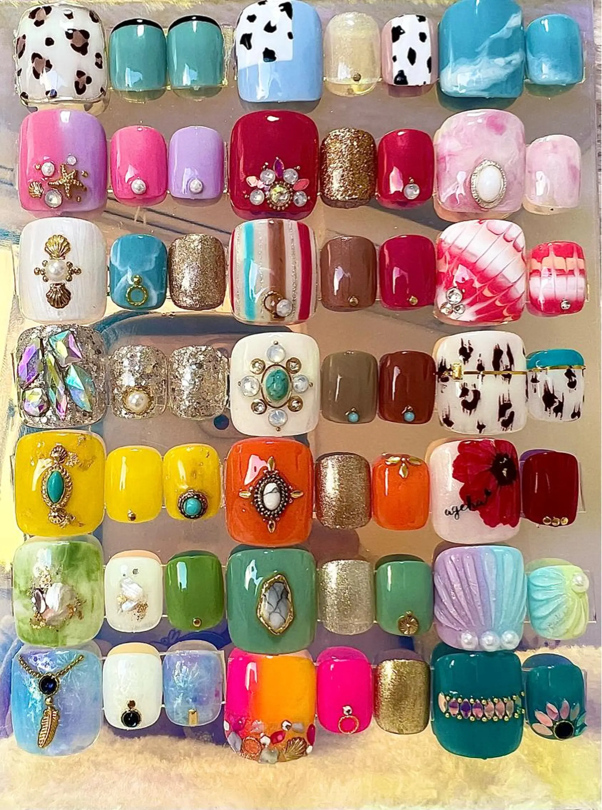 ネイル フットネイル フットネイル Bon Amieのネイルデザイン