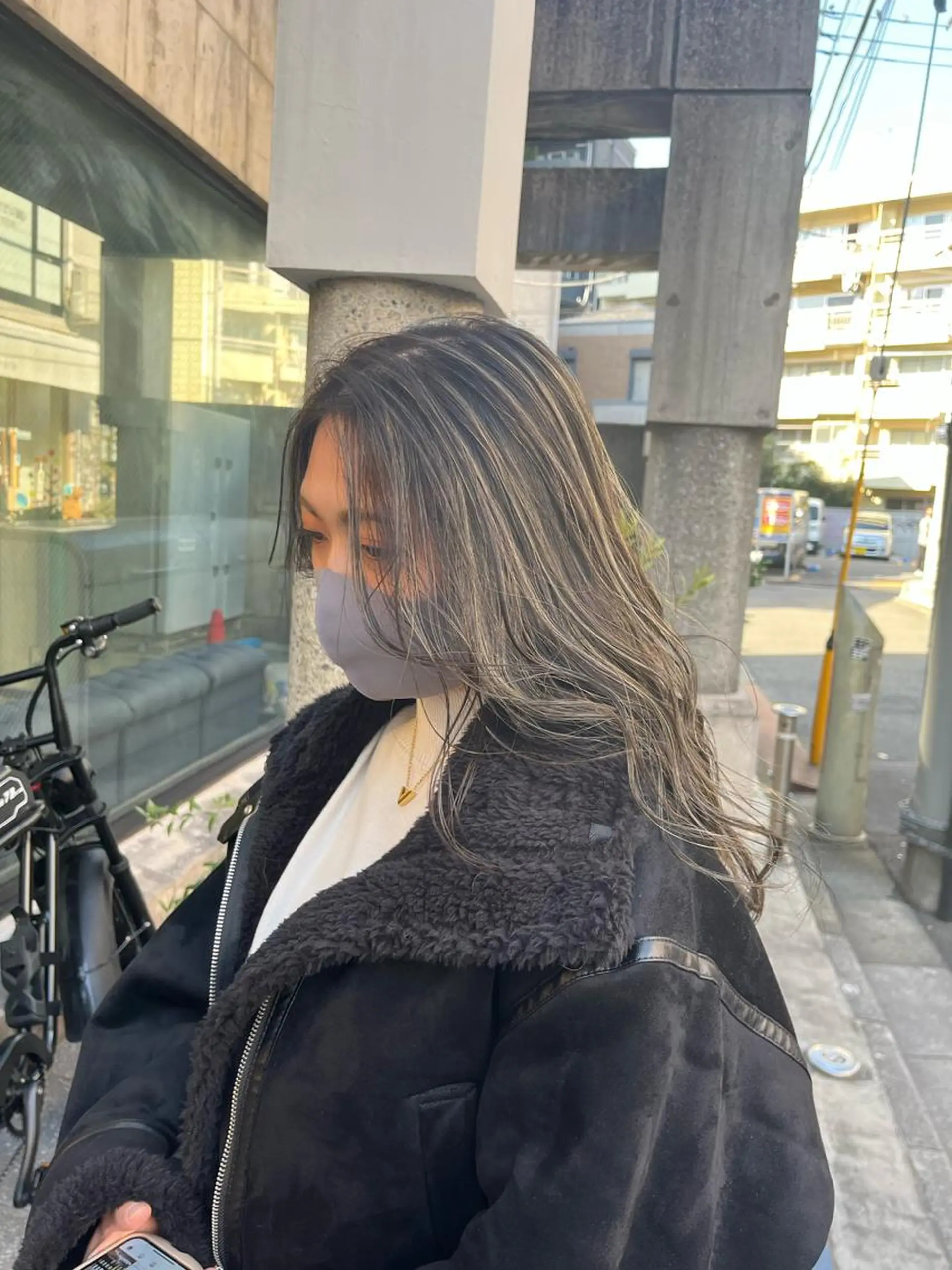 ロング カラー ハイライトカラー ハイライト ヘアカラー トリートメント DX所属・✨メンズスタイル✨ Daiのヘアスタイル