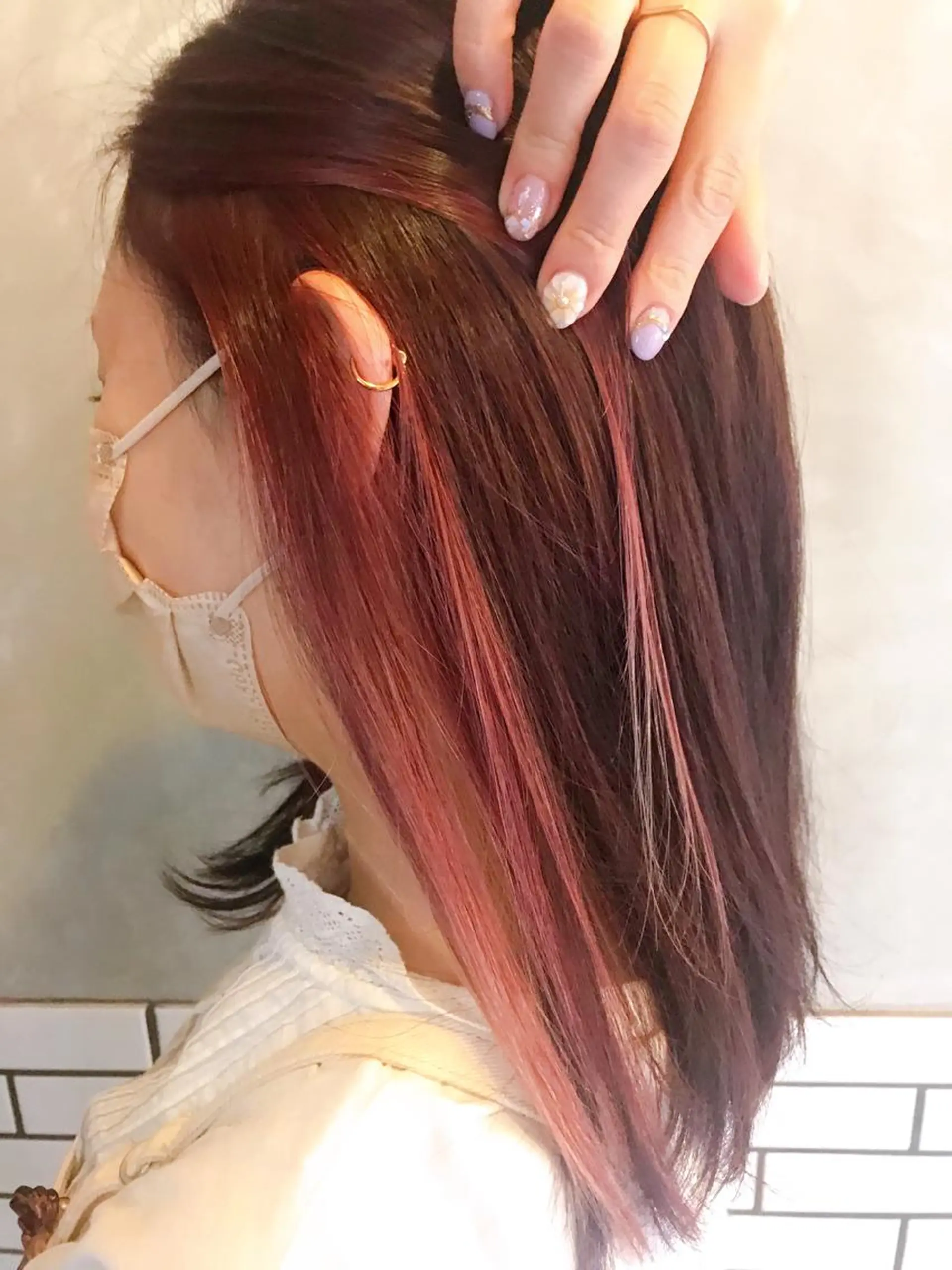 ミディアム ✂️波パーマ⭐️ツイ スパ✂️RYOのヘアスタイル