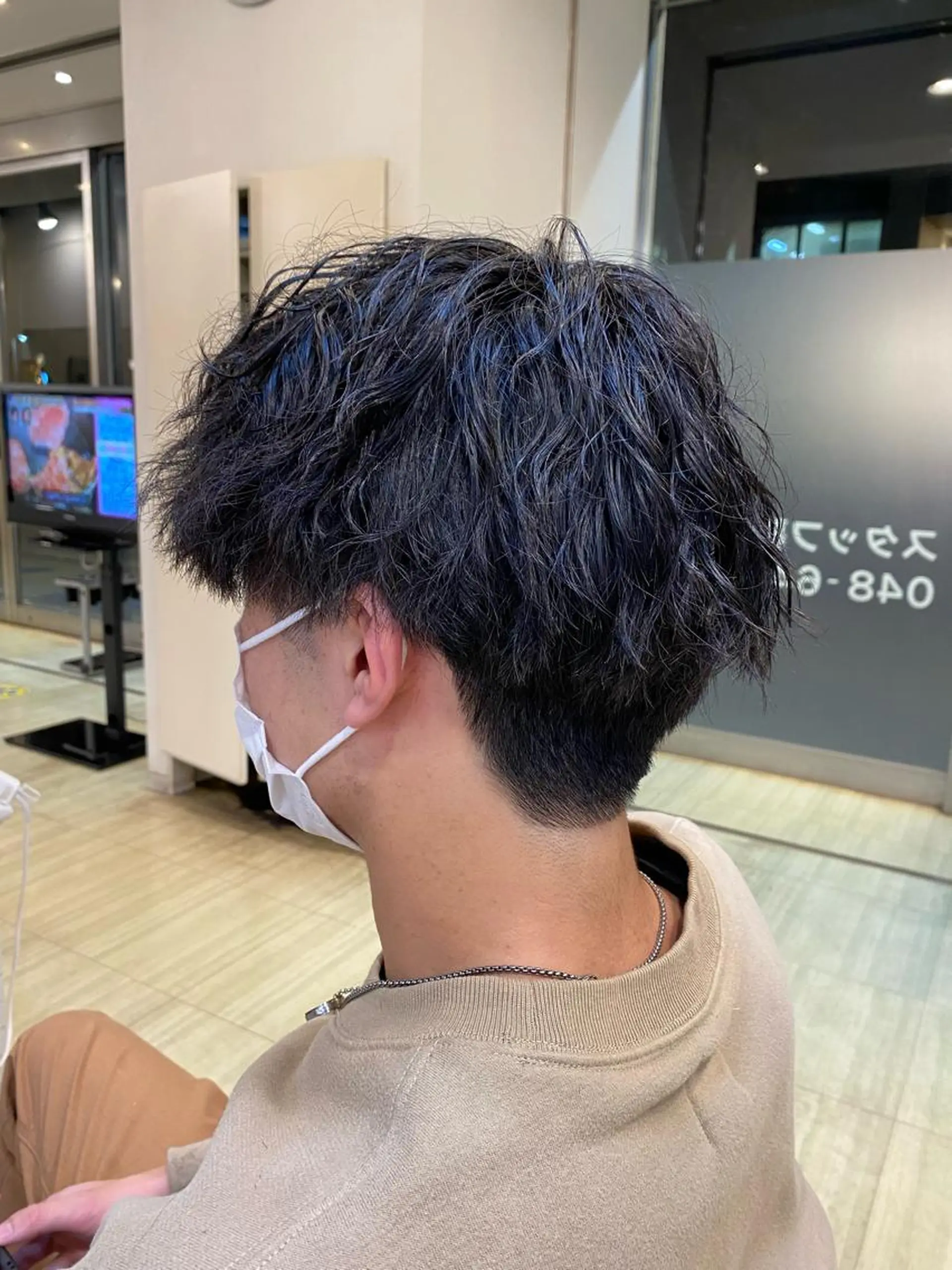 ミディアム CHIC 蘭のヘアスタイル