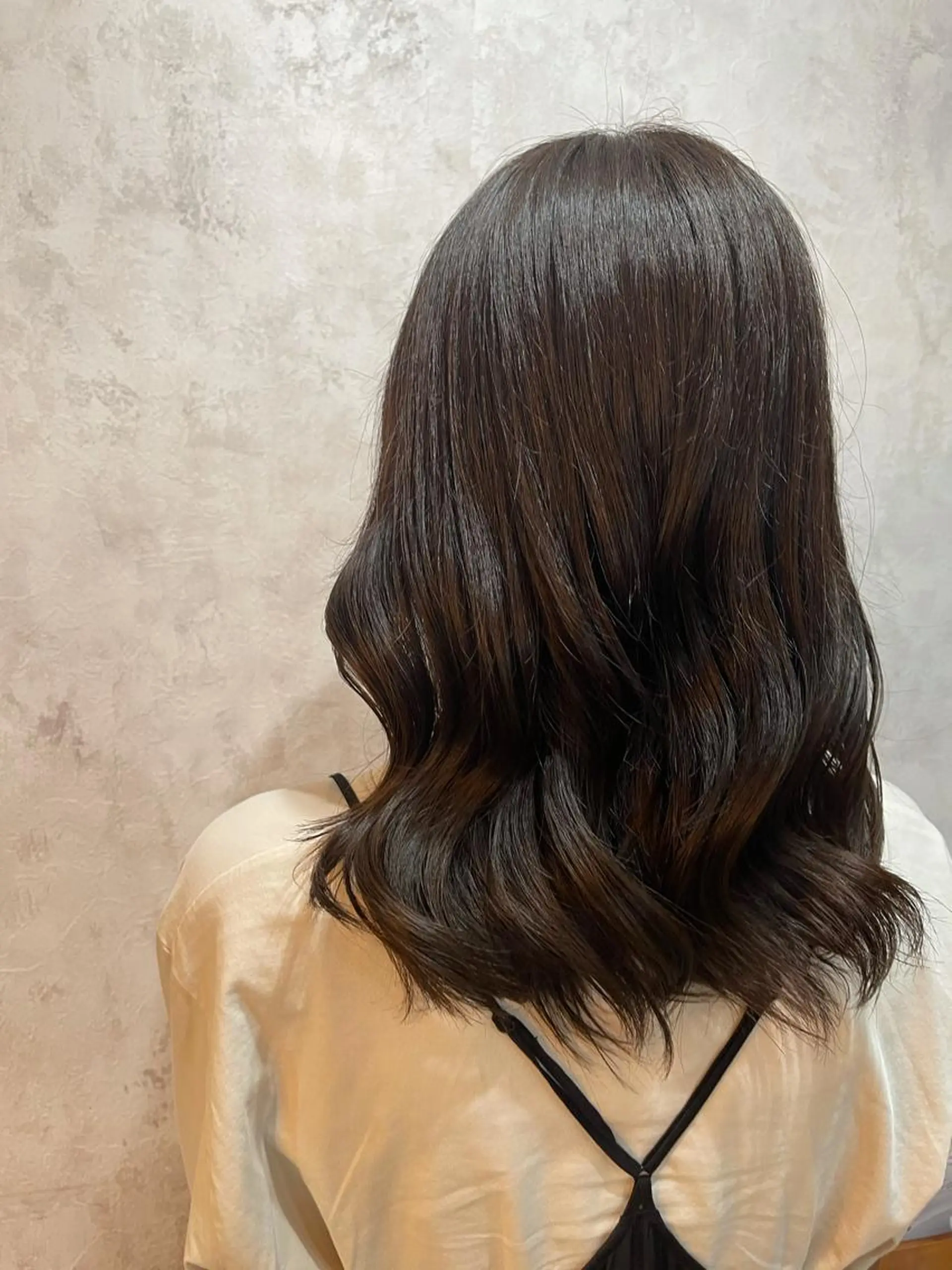 ロング かめい りなのヘアスタイル