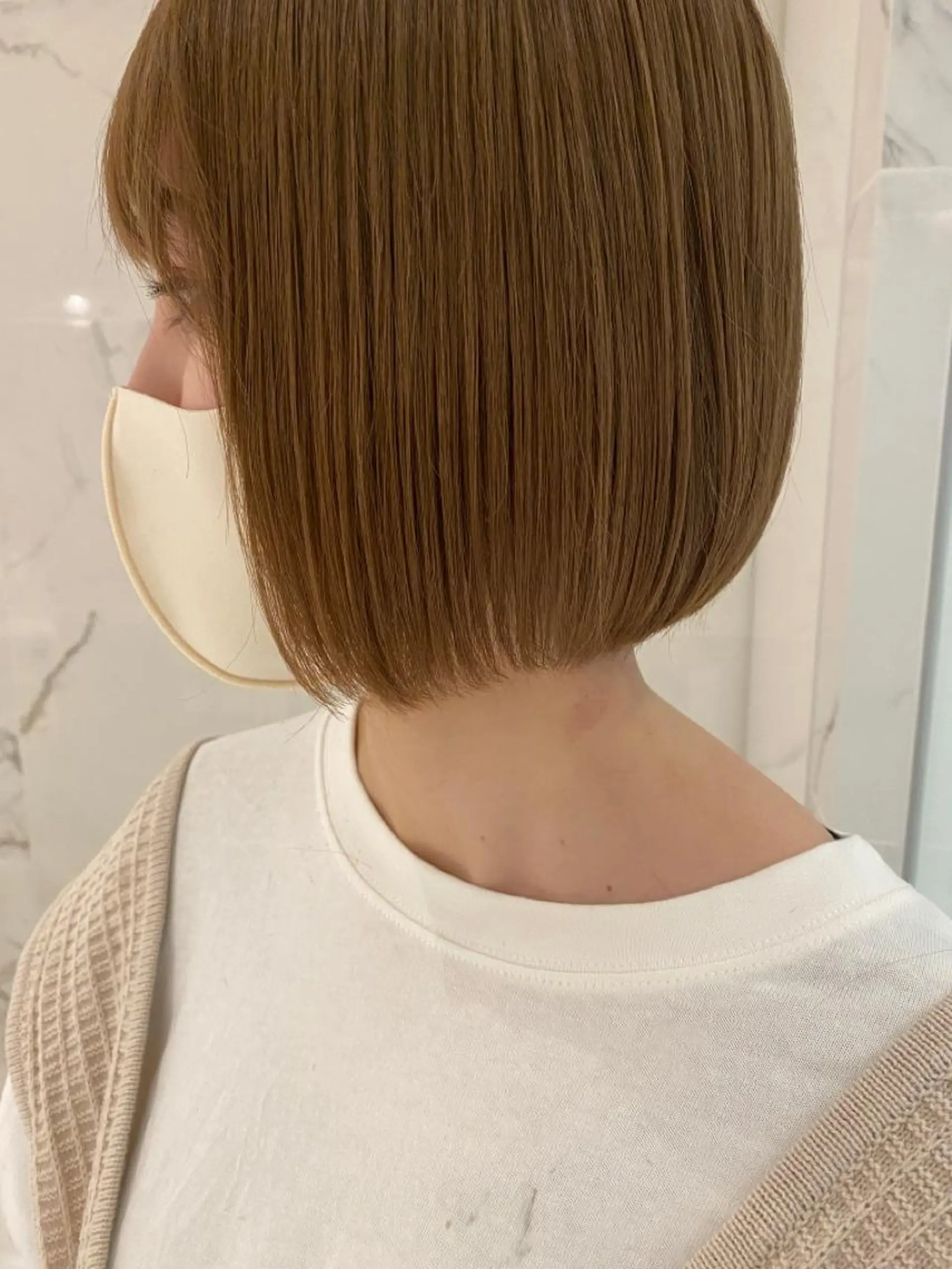 ショート カラー ベージュカラー ブラウンカラー ブラウンベージュ private salon  sill所属・🫧ツヤ髪個室美容室 安食茉莉🫧のヘアスタイル