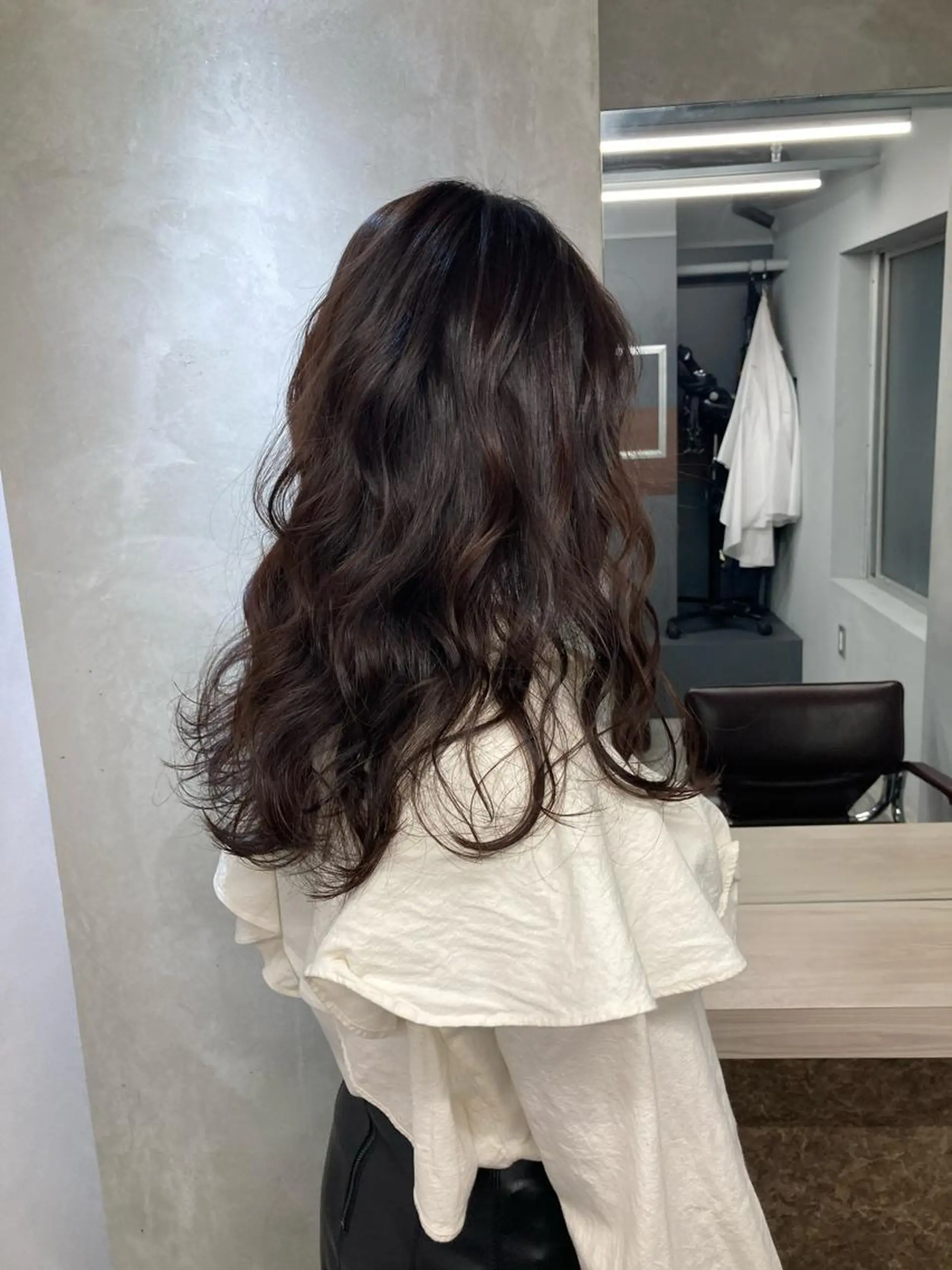セミロング カラー ブラウンカラー ショコラブラウン ヘアカラー トリートメント ブリーチ&似合せボブ 田中寛十のヘアスタイル