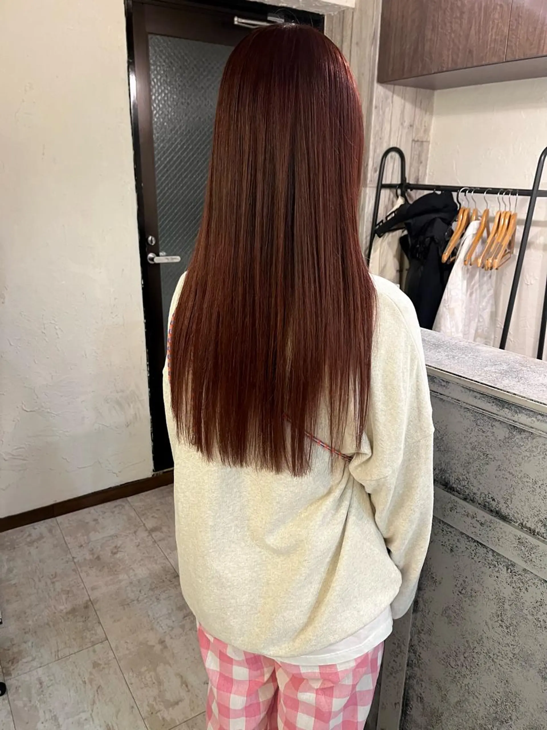 ロング カラー カット ヘアカラー トリートメント conne&riri所属・MA YUのヘアスタイル