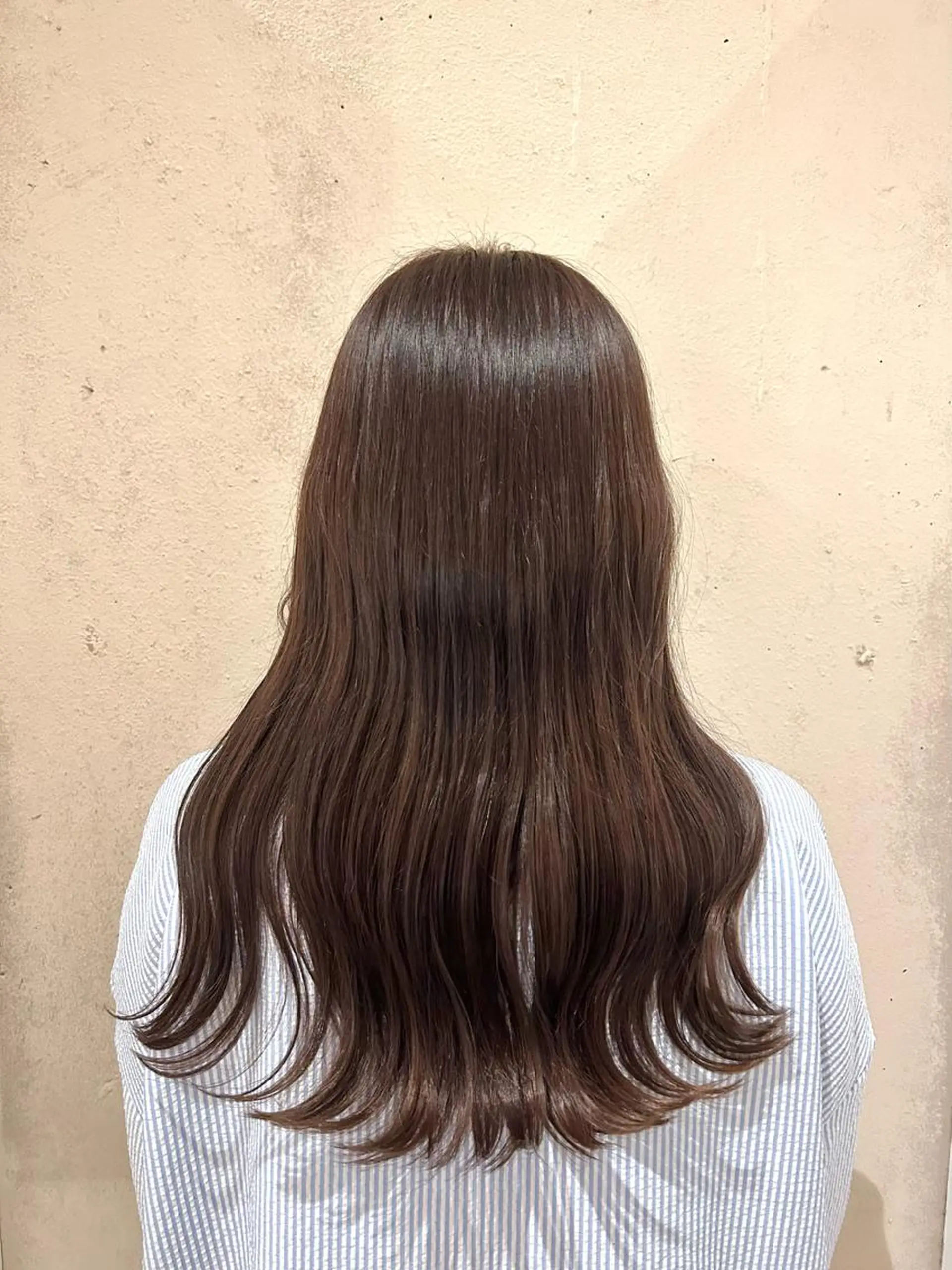 ロング 新潟/万代/レイヤー 韓国風/明間未来のヘアスタイル