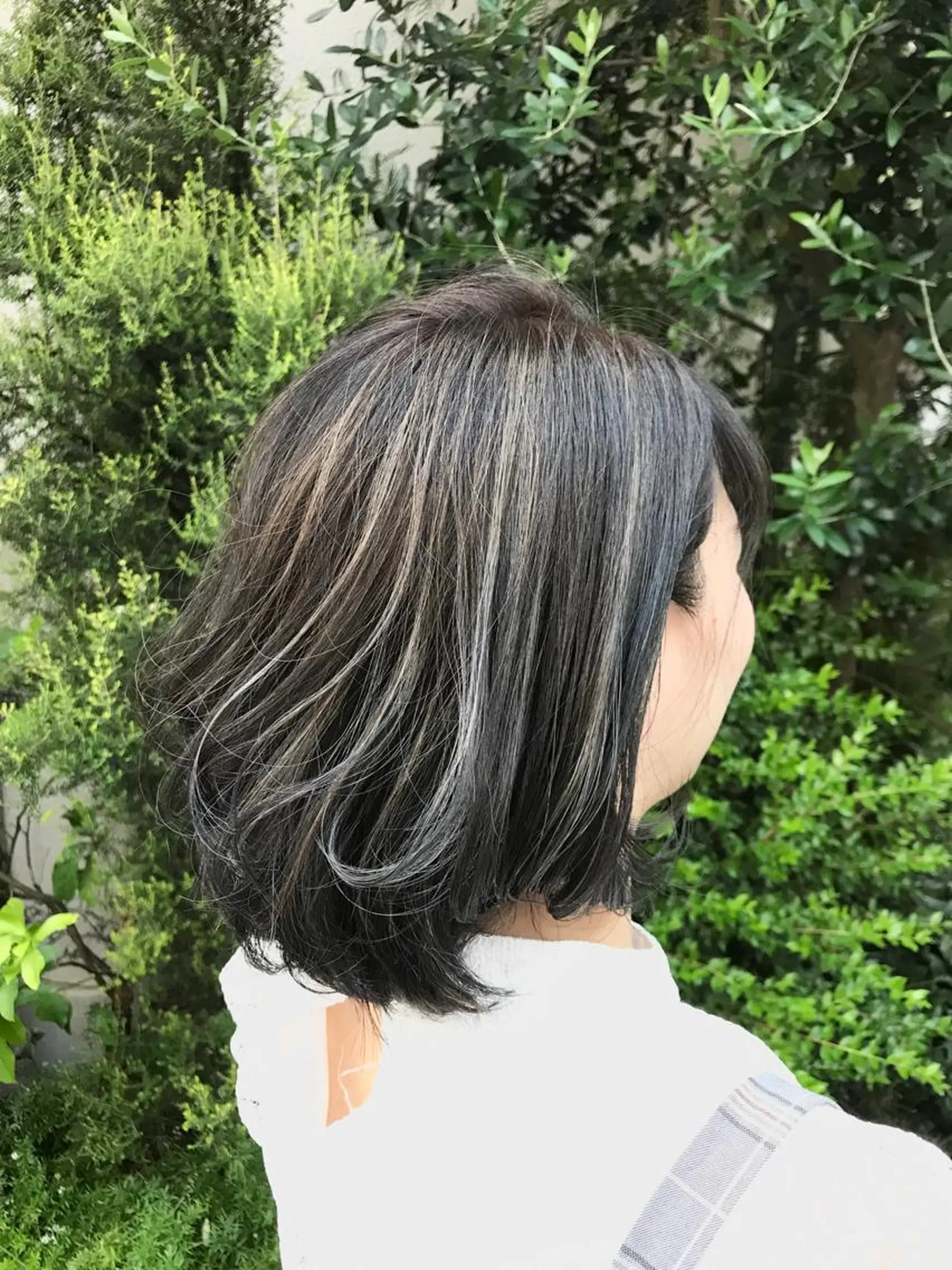 ミディアム カラー ブリーチ ハイライトカラー イエローカラー ハイライト 店長担当🌟 矢吹ガブリエル🌟のヘアスタイル