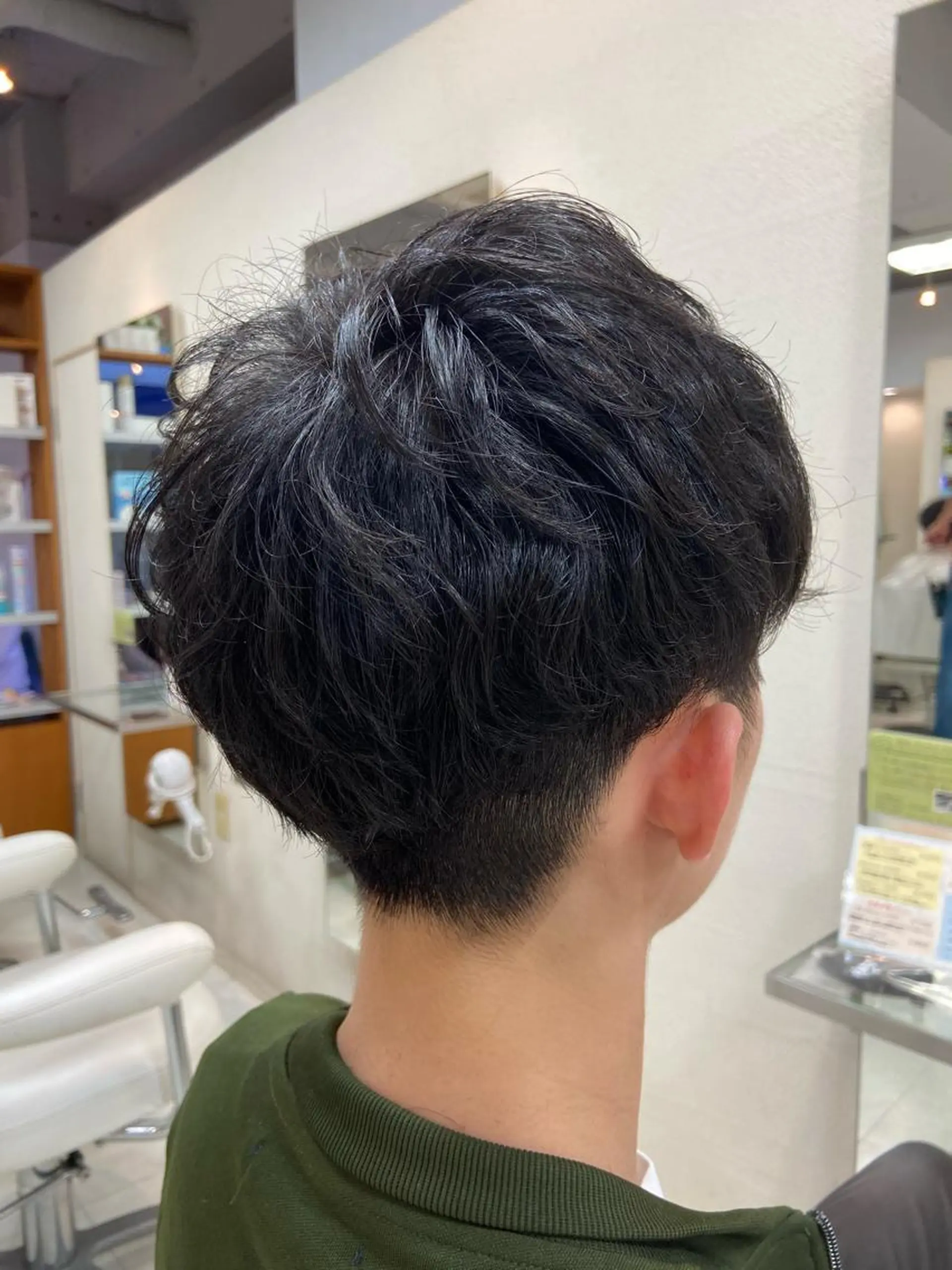 パーマ メンズ メンズパーマ カット パーマ 菊地 美憂のヘアスタイル