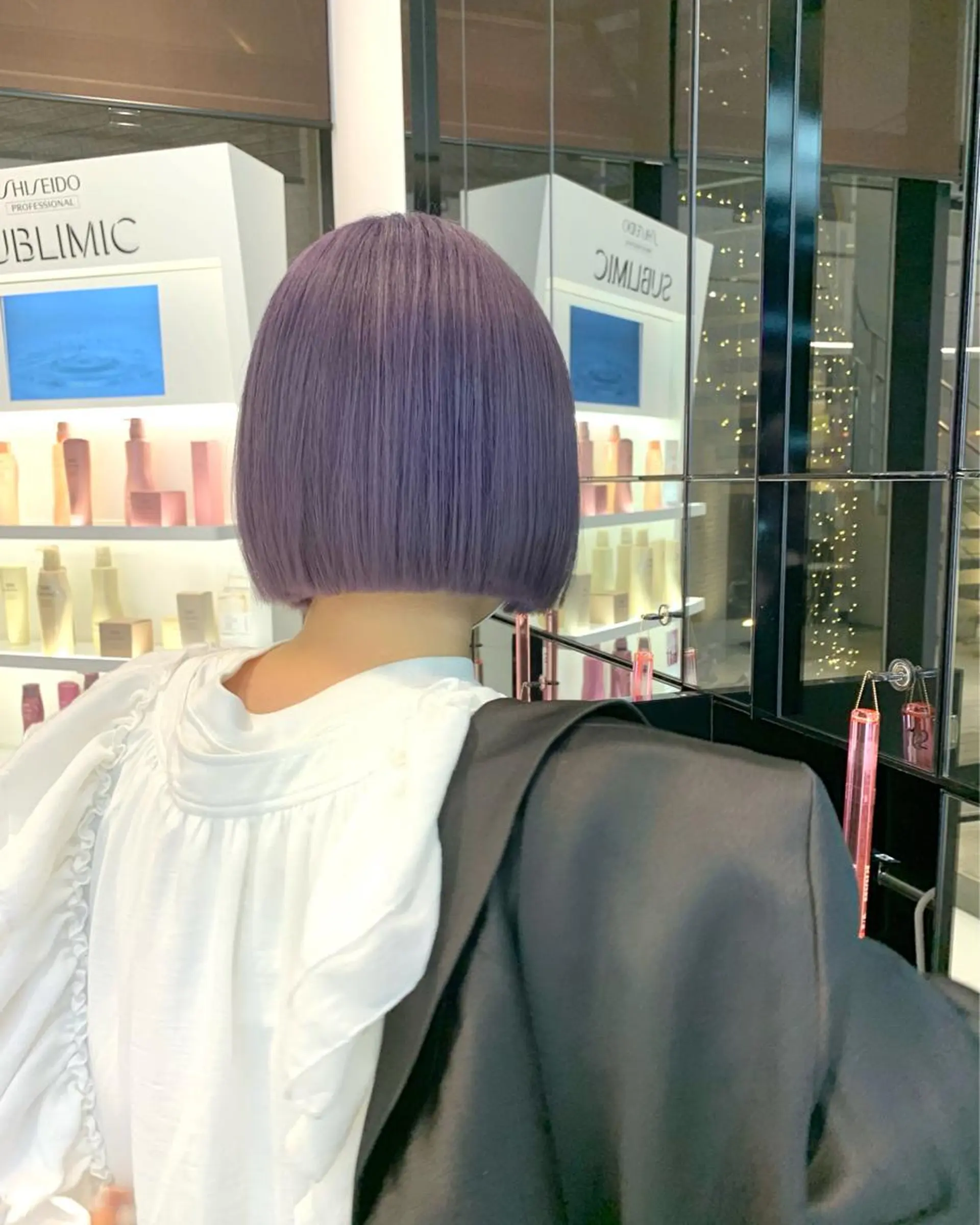 ショート 切りっぱなしボブ ボブ カット keen吉祥寺所属・🎀ハイトーンカラー ☆彡SAYAのヘアスタイル