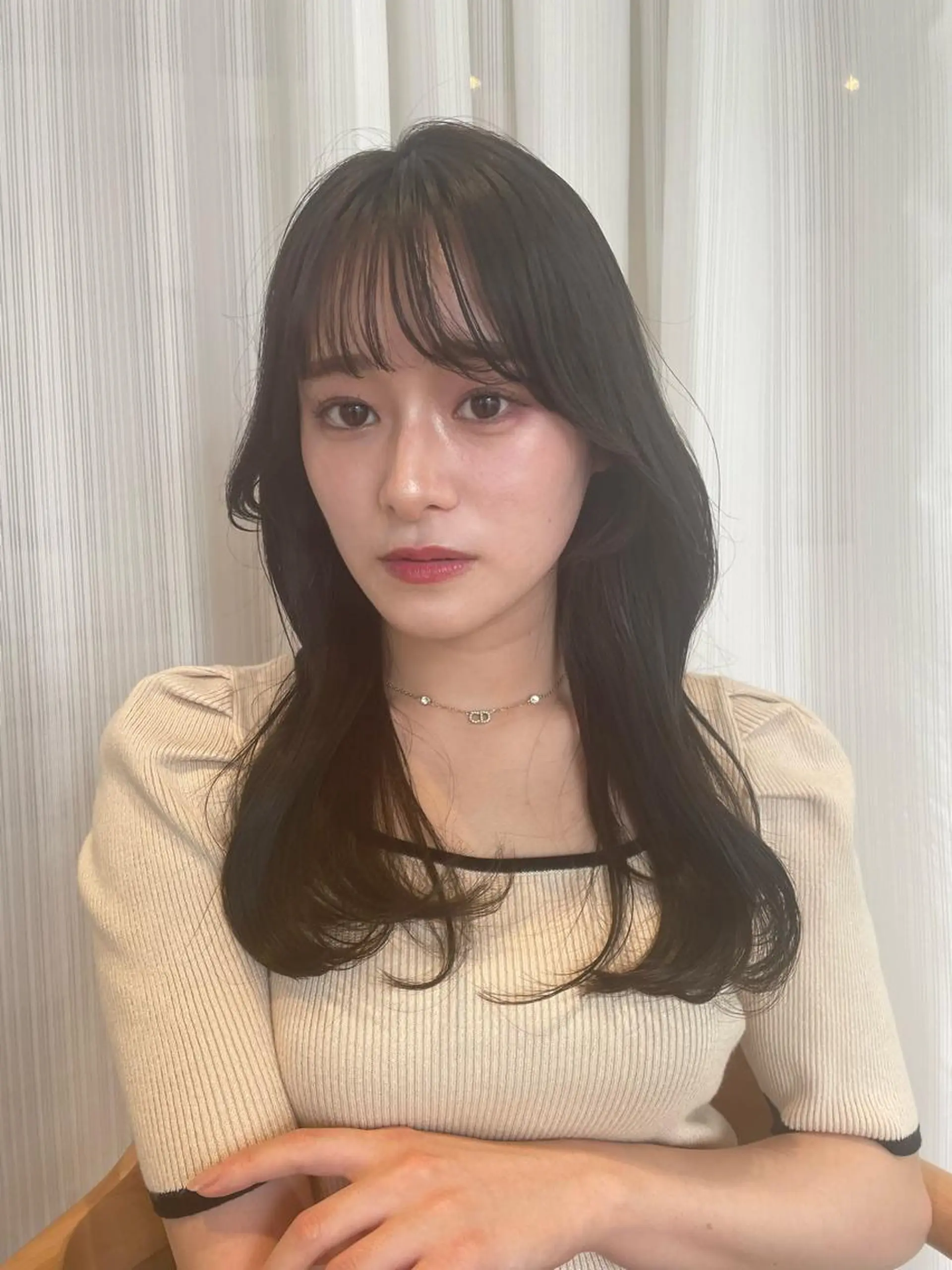 ロング カラー カット ヘアカラー トリートメント レイヤーカット🎀 kanaのヘアスタイル