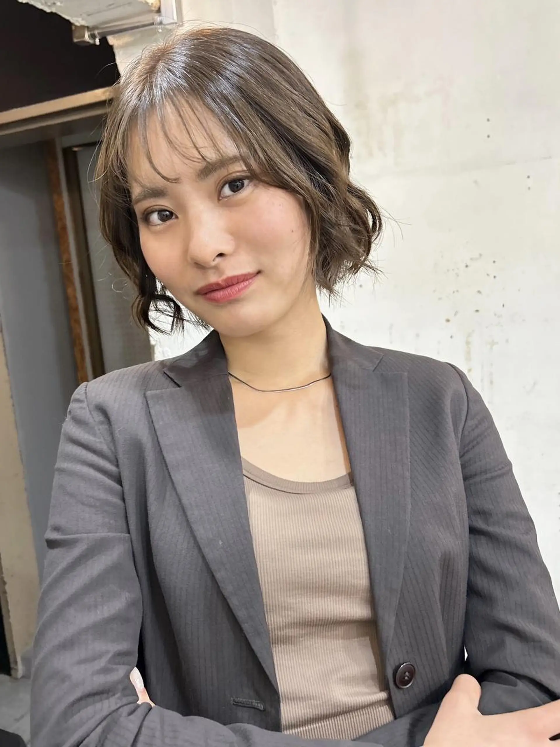 ショート カット ヘアカラー パーマ トリートメント 🌼U24 ヘアデザインラボのヘアスタイル